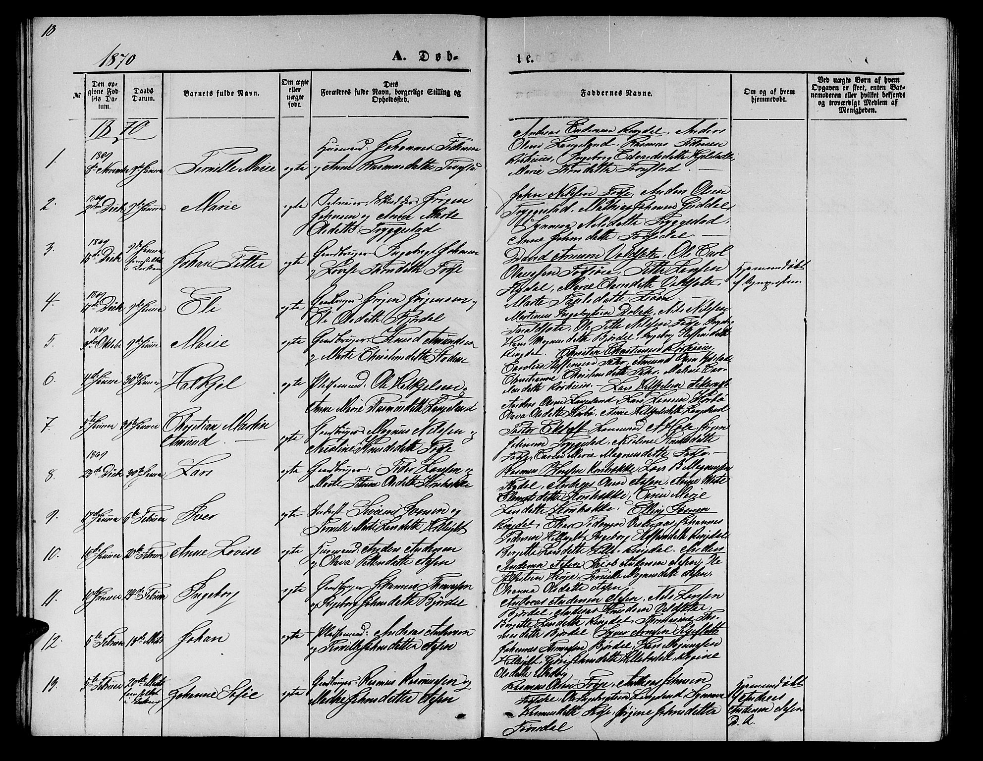 Ministerialprotokoller, klokkerbøker og fødselsregistre - Møre og Romsdal, AV/SAT-A-1454/517/L0229: Parish register (copy) no. 517C02, 1864-1879, p. 18