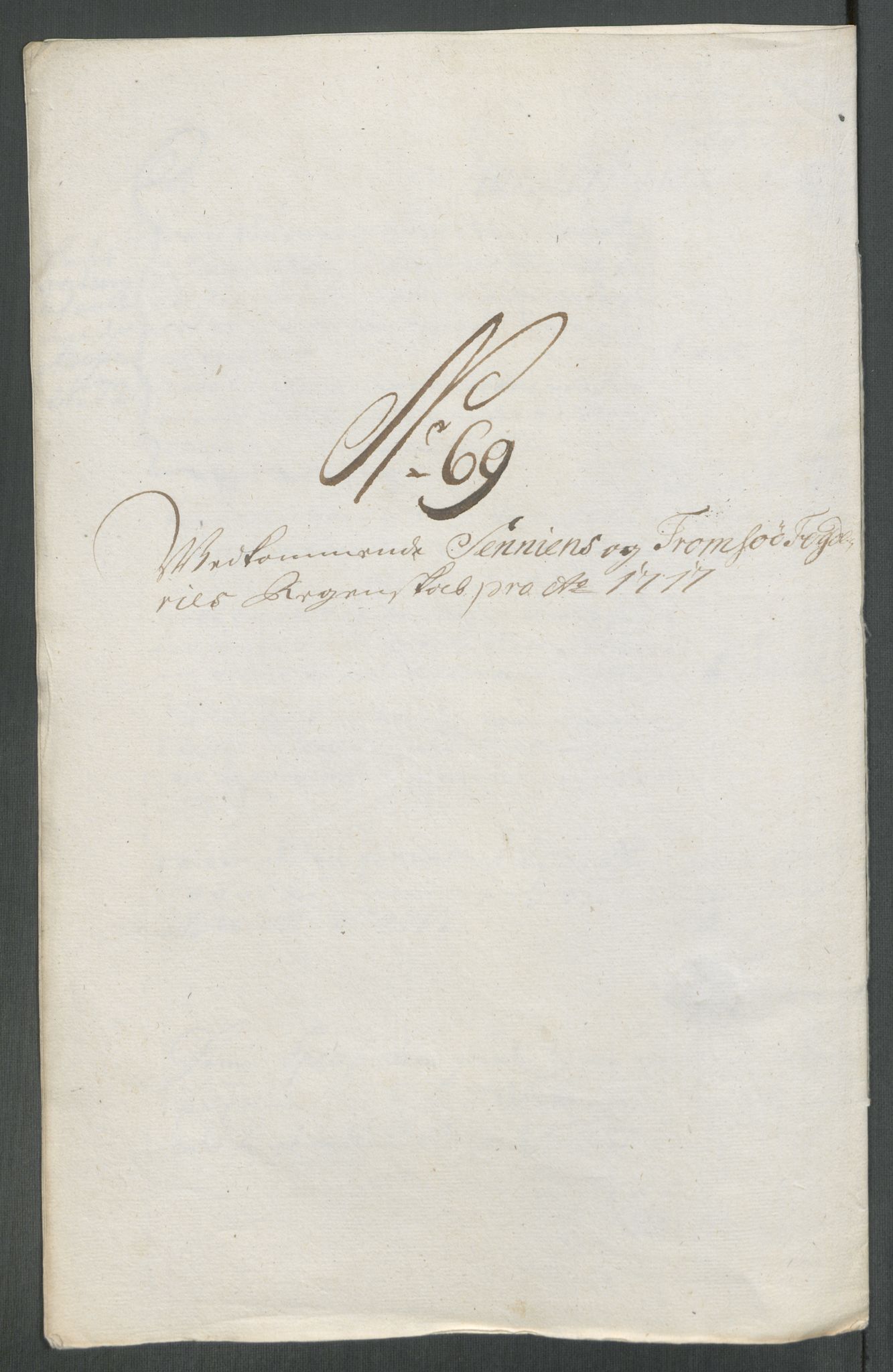 Rentekammeret inntil 1814, Reviderte regnskaper, Fogderegnskap, AV/RA-EA-4092/R68/L4763: Fogderegnskap Senja og Troms, 1717, p. 363