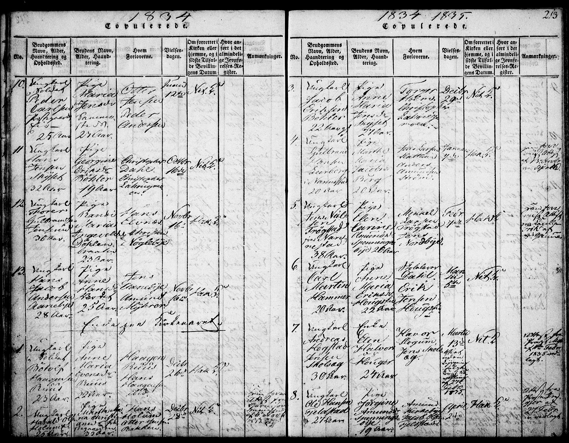 Nittedal prestekontor Kirkebøker, SAO/A-10365a/F/Fa/L0003: Parish register (official) no. I 3, 1814-1836, p. 213