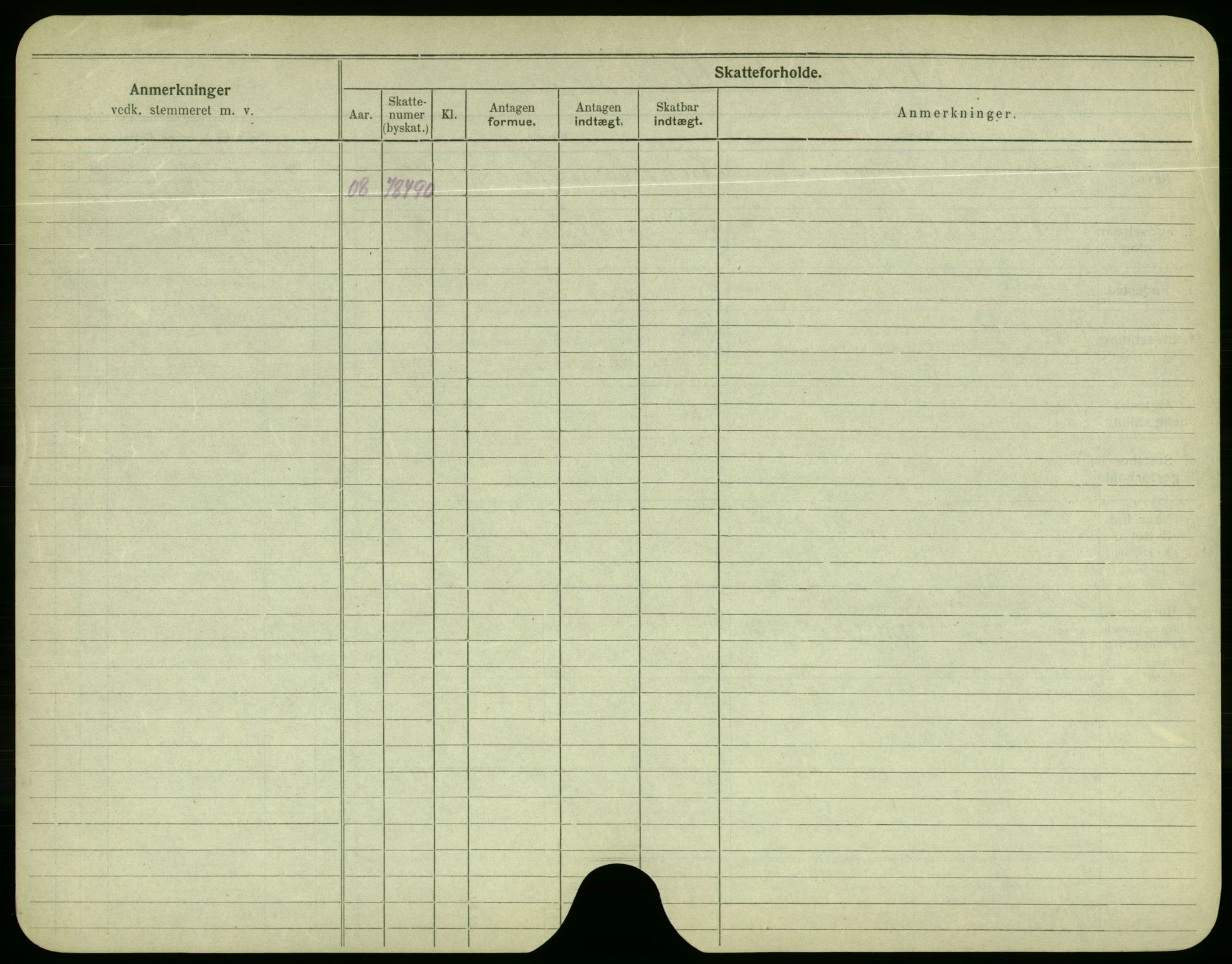 Oslo folkeregister, Registerkort, AV/SAO-A-11715/F/Fa/Fac/L0003: Menn, 1906-1914, p. 499b