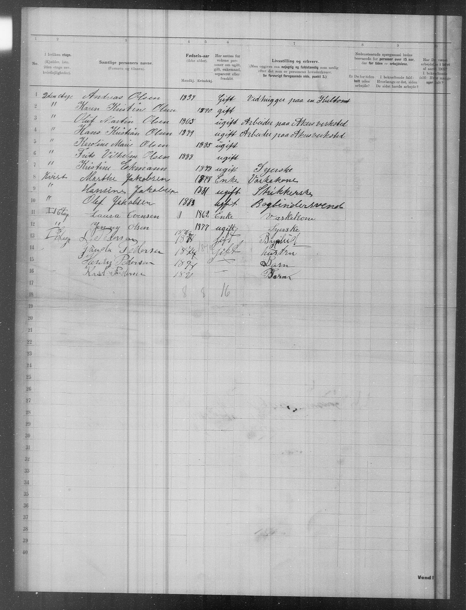 OBA, Municipal Census 1902 for Kristiania, 1902, p. 19377