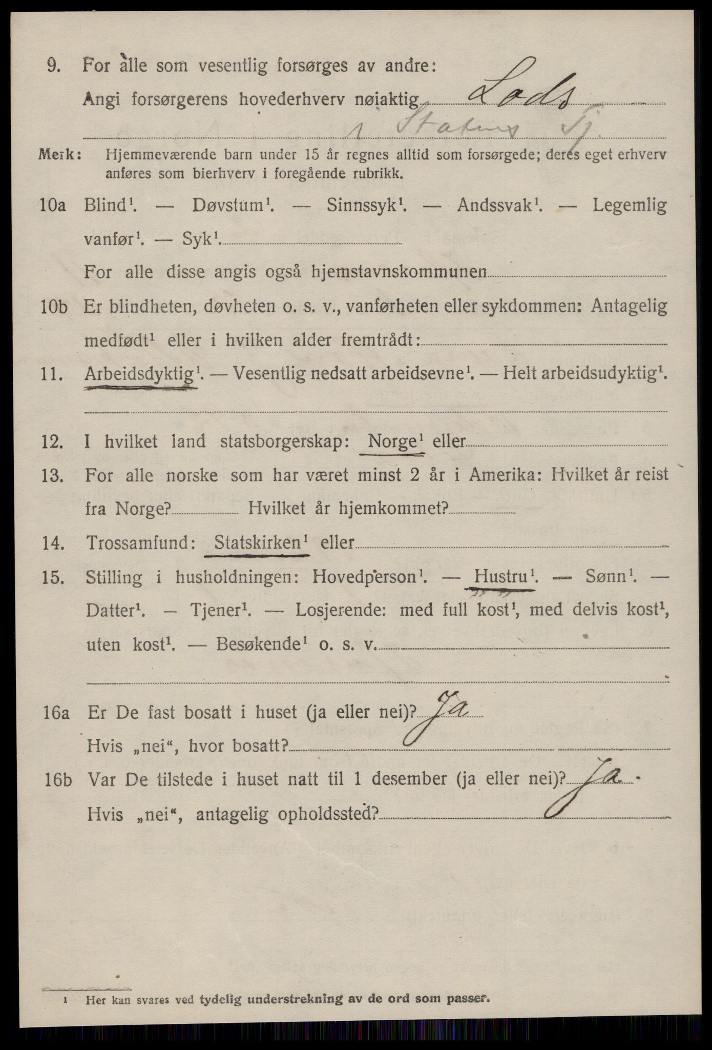 SAT, 1920 census for Haram, 1920, p. 6272