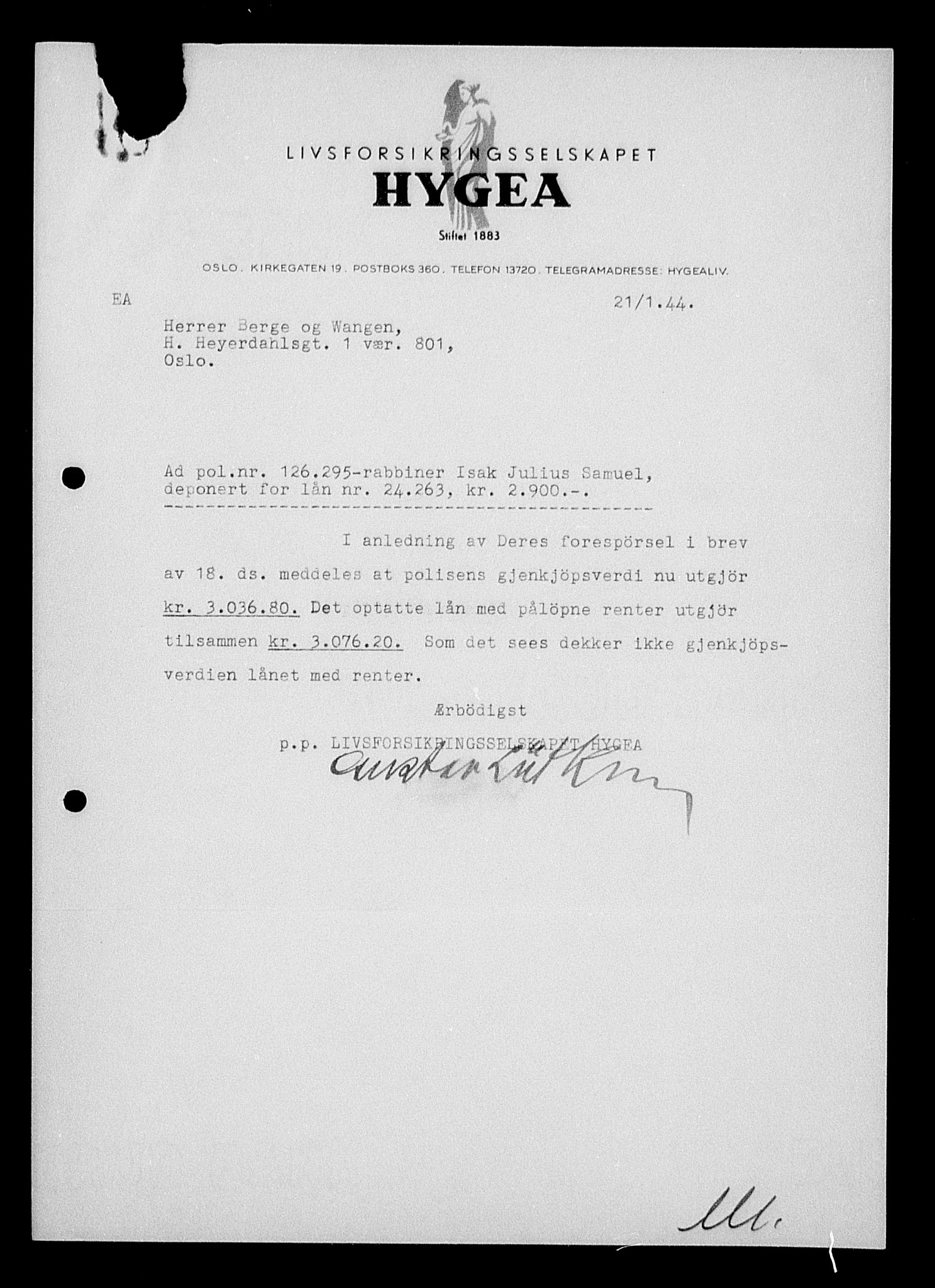 Justisdepartementet, Tilbakeføringskontoret for inndratte formuer, AV/RA-S-1564/H/Hc/Hcc/L0976: --, 1945-1947, p. 770