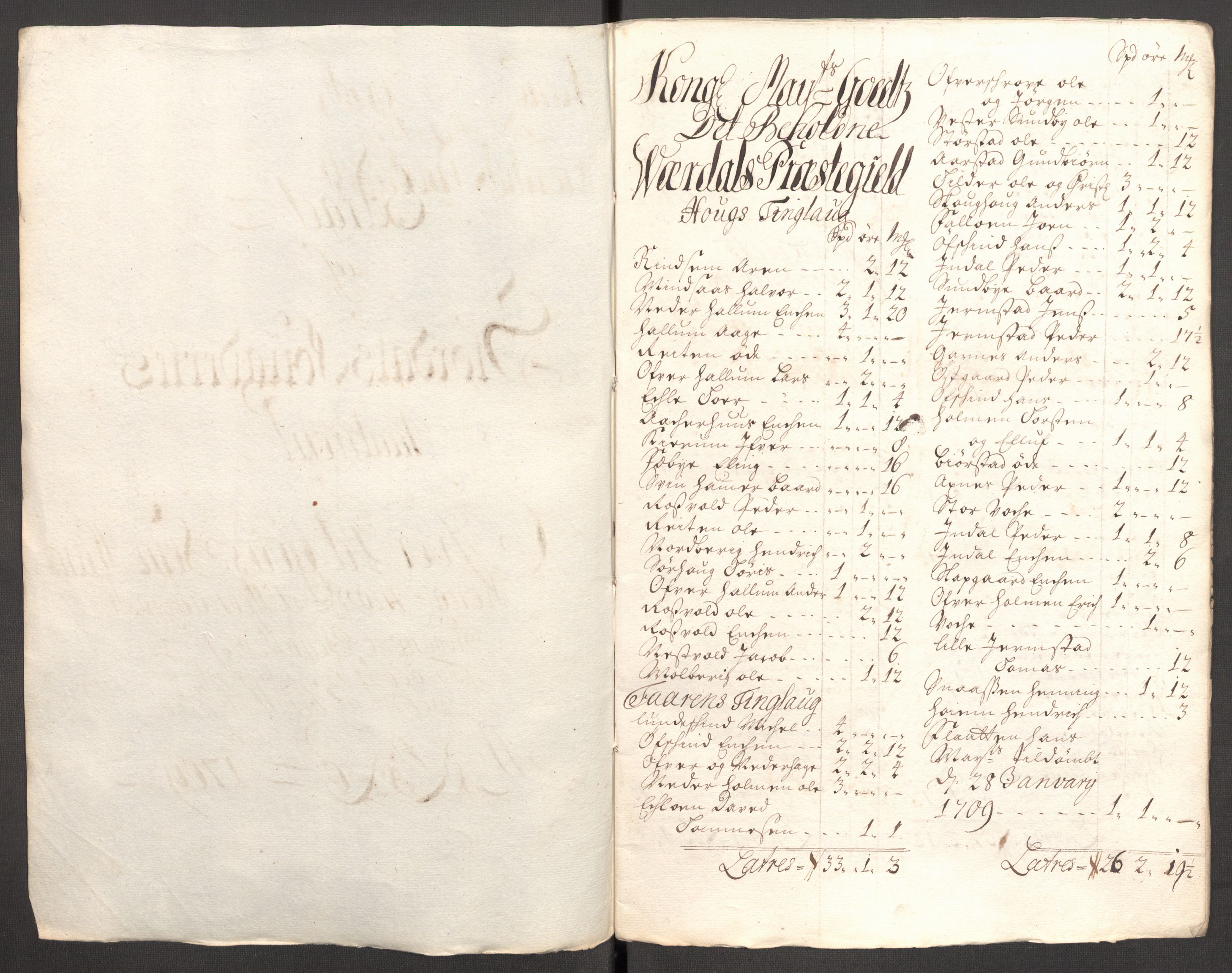 Rentekammeret inntil 1814, Reviderte regnskaper, Fogderegnskap, RA/EA-4092/R62/L4199: Fogderegnskap Stjørdal og Verdal, 1709, p. 221