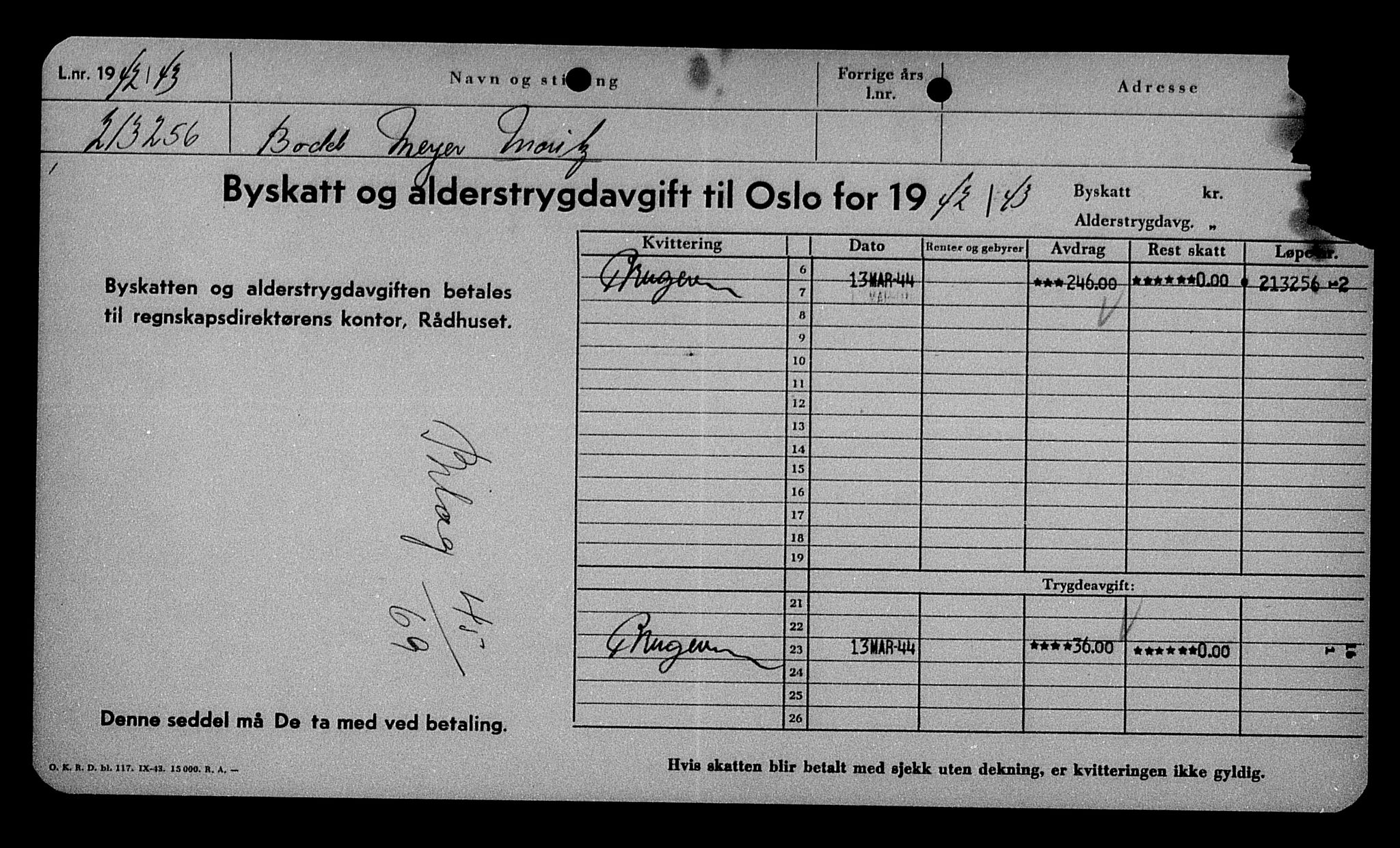 Justisdepartementet, Tilbakeføringskontoret for inndratte formuer, AV/RA-S-1564/H/Hc/Hcc/L0927: --, 1945-1947, p. 91