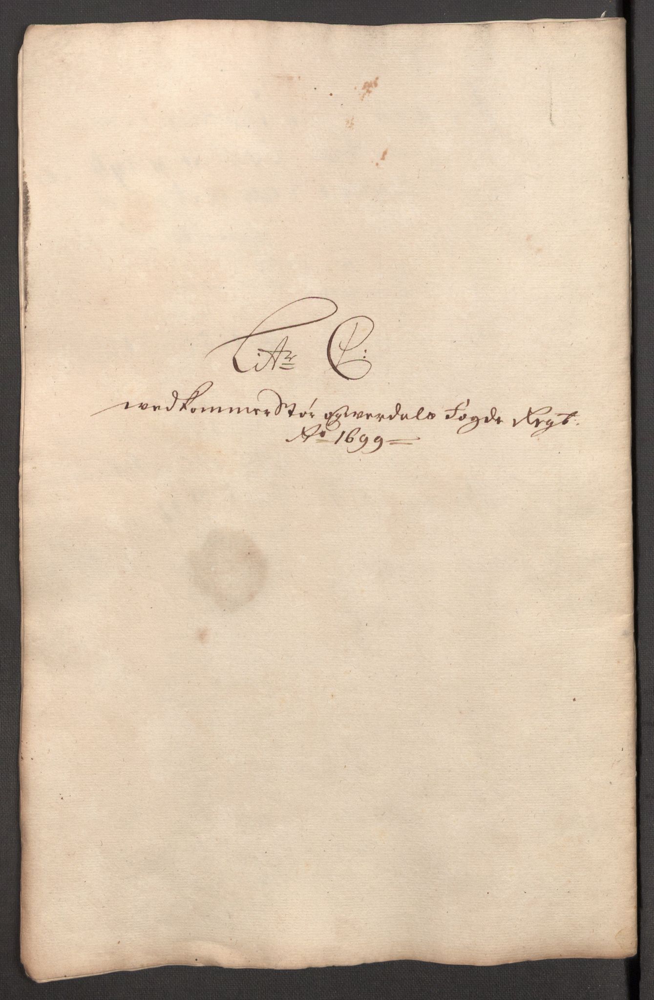 Rentekammeret inntil 1814, Reviderte regnskaper, Fogderegnskap, AV/RA-EA-4092/R62/L4191: Fogderegnskap Stjørdal og Verdal, 1699, p. 133