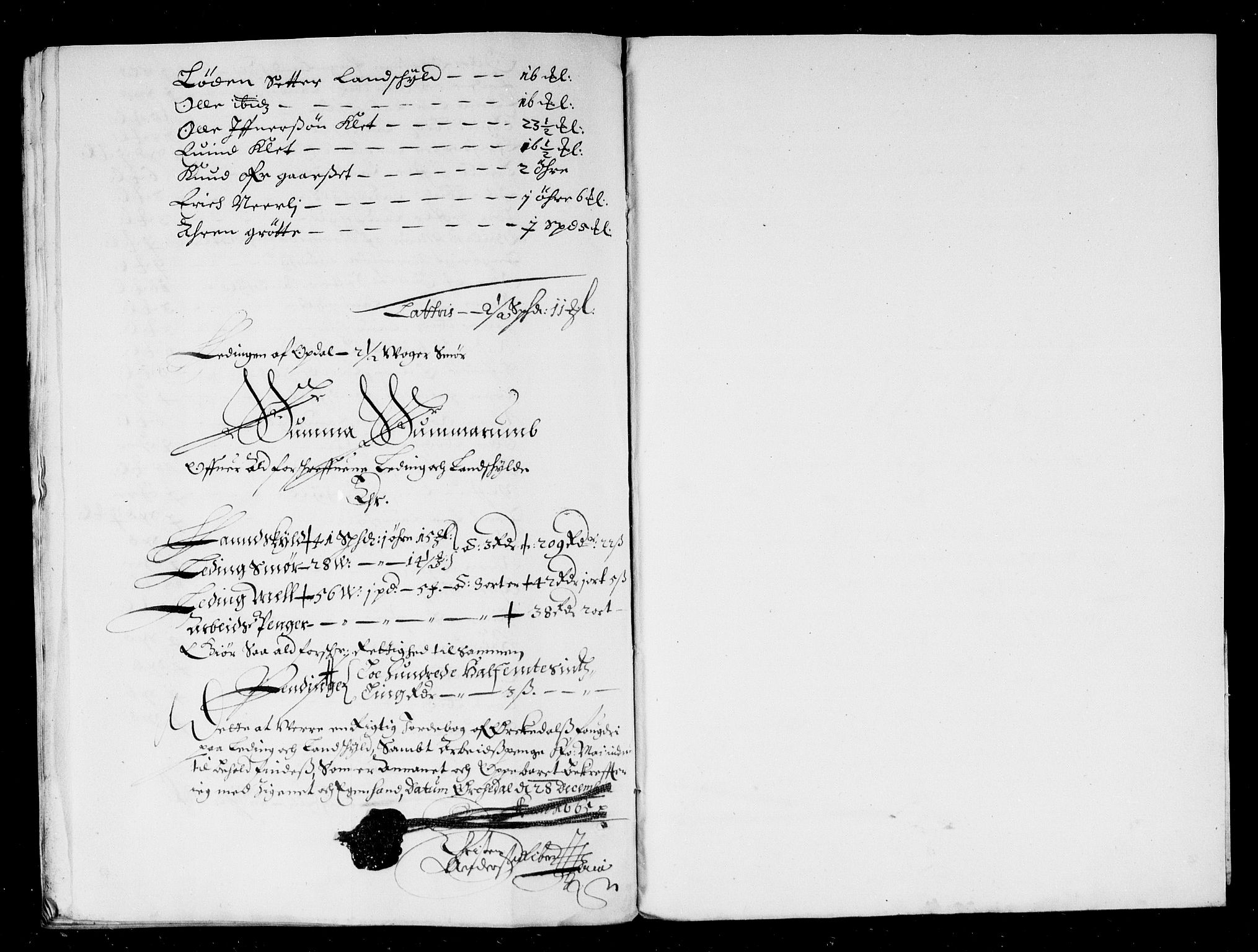 Rentekammeret inntil 1814, Reviderte regnskaper, Stiftamtstueregnskaper, Trondheim stiftamt og Nordland amt, AV/RA-EA-6044/R/Rd/L0012: Trondheim stiftamt, 1665