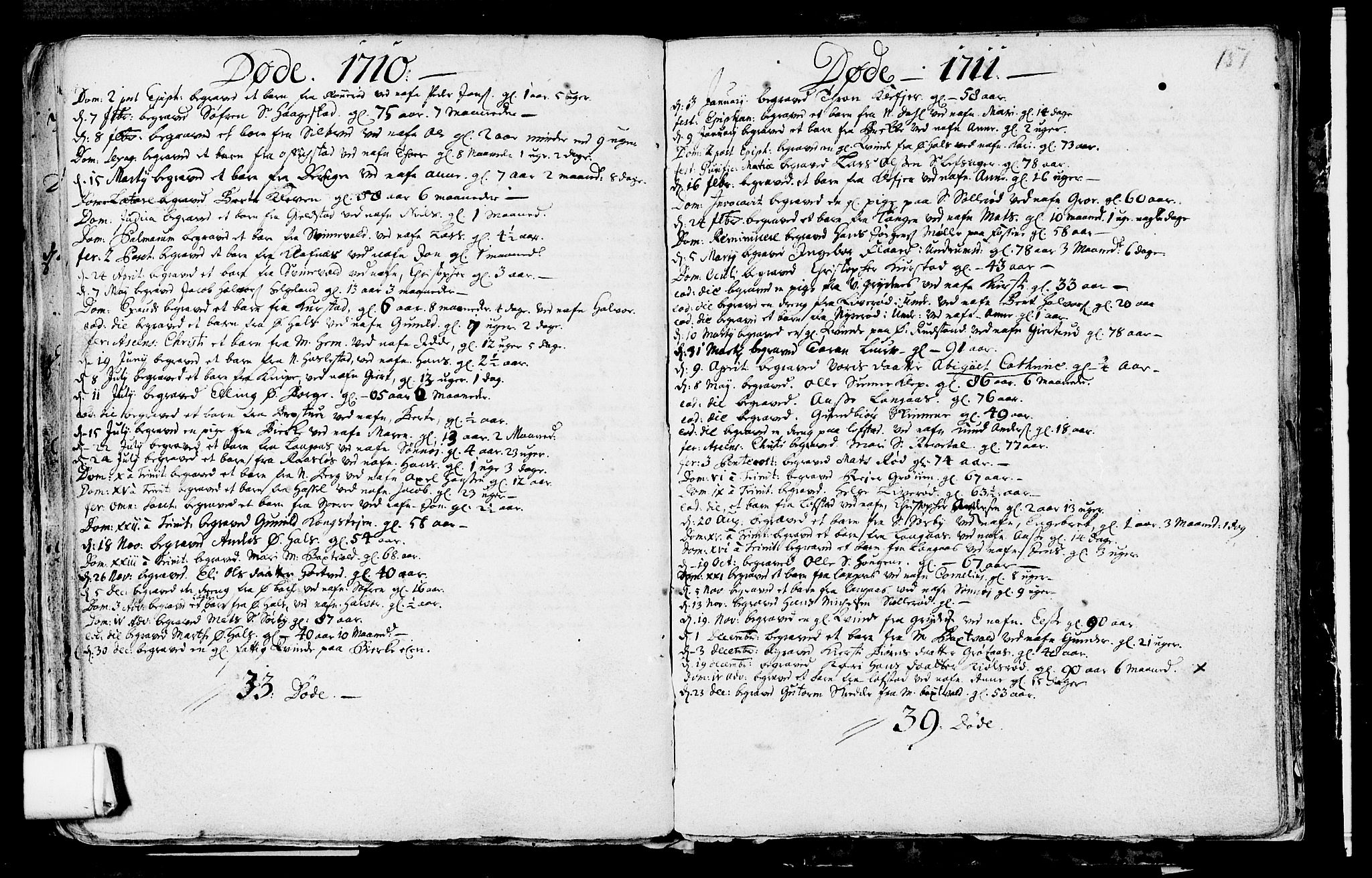 Våle kirkebøker, SAKO/A-334/F/Fa/L0002: Parish register (official) no. I 2, 1705-1732, p. 151