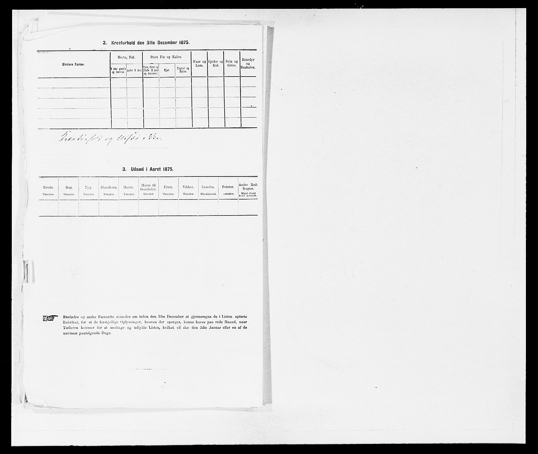 SAB, 1875 census for 1254P Hamre, 1875, p. 1155