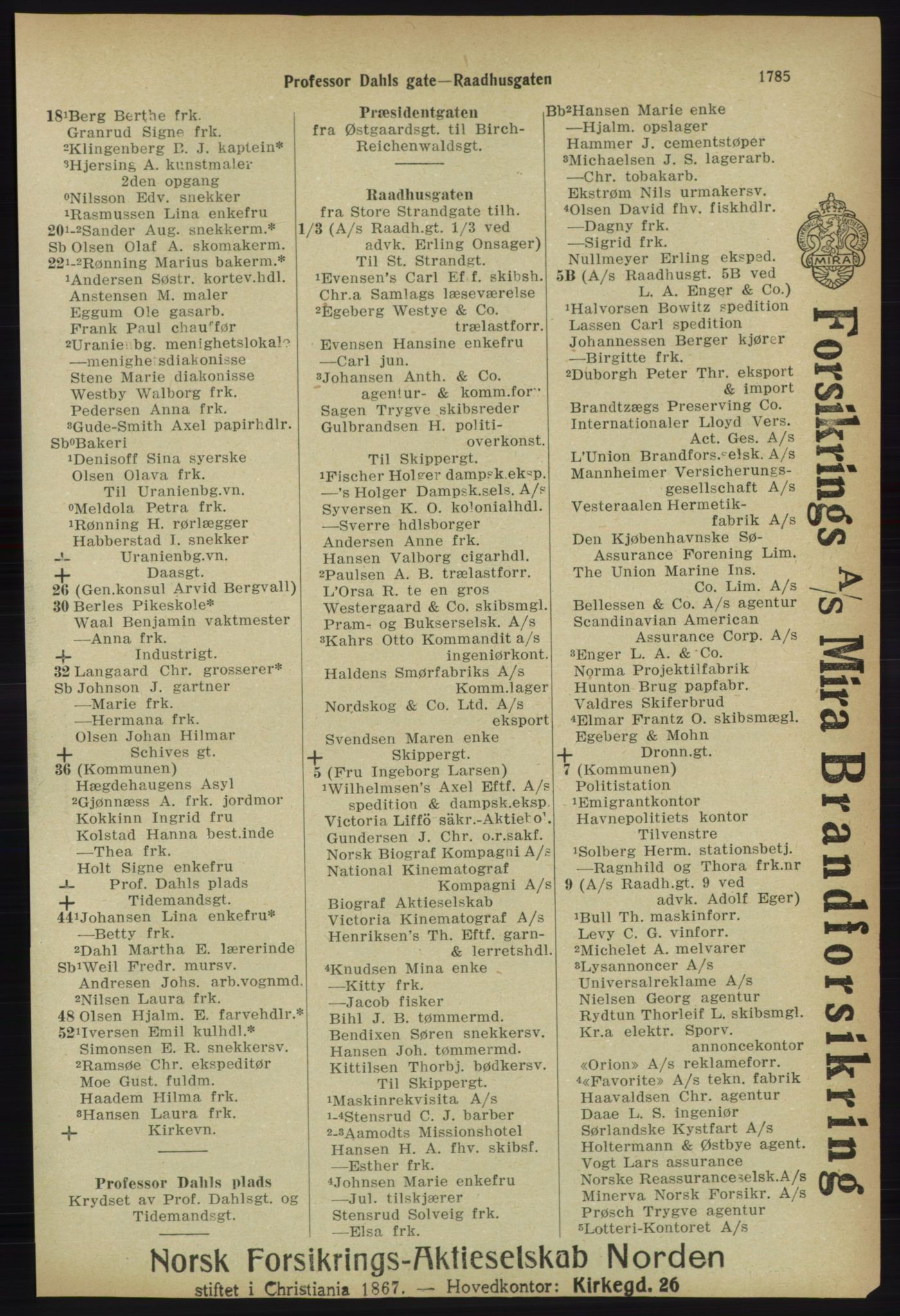 Kristiania/Oslo adressebok, PUBL/-, 1918, p. 1938