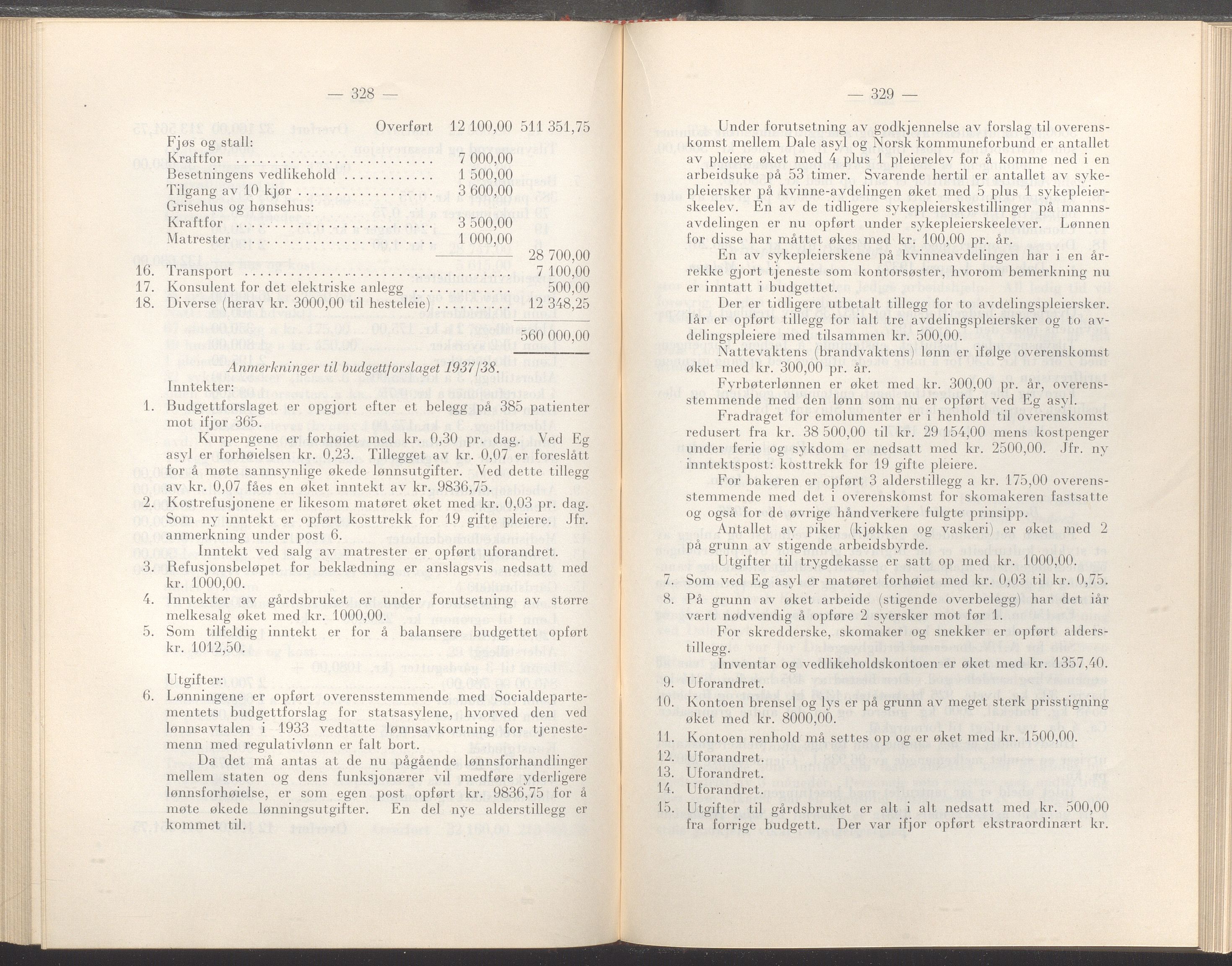 Rogaland fylkeskommune - Fylkesrådmannen , IKAR/A-900/A/Aa/Aaa/L0056: Møtebok , 1937, p. 328-329