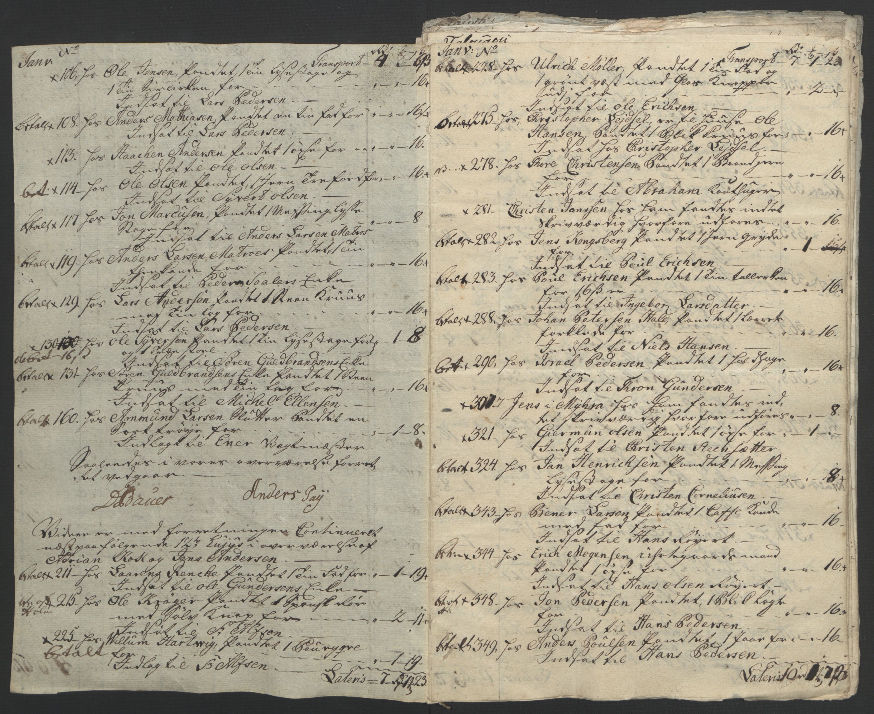 Rentekammeret inntil 1814, Reviderte regnskaper, Byregnskaper, AV/RA-EA-4066/R/Rf/L0119/0001: [F2] Kontribusjonsregnskap / Ekstraskatt, 1762-1767, p. 318