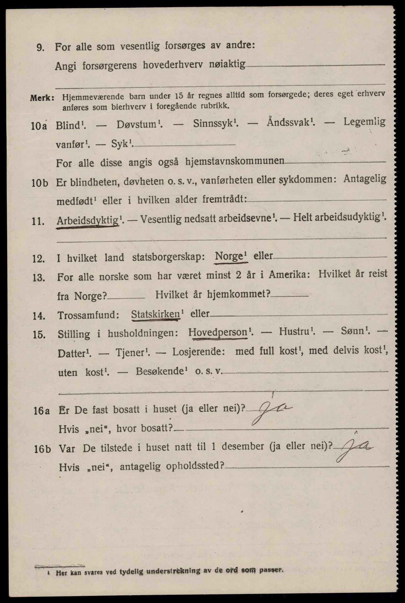 SAKO, 1920 census for Lårdal, 1920, p. 3176