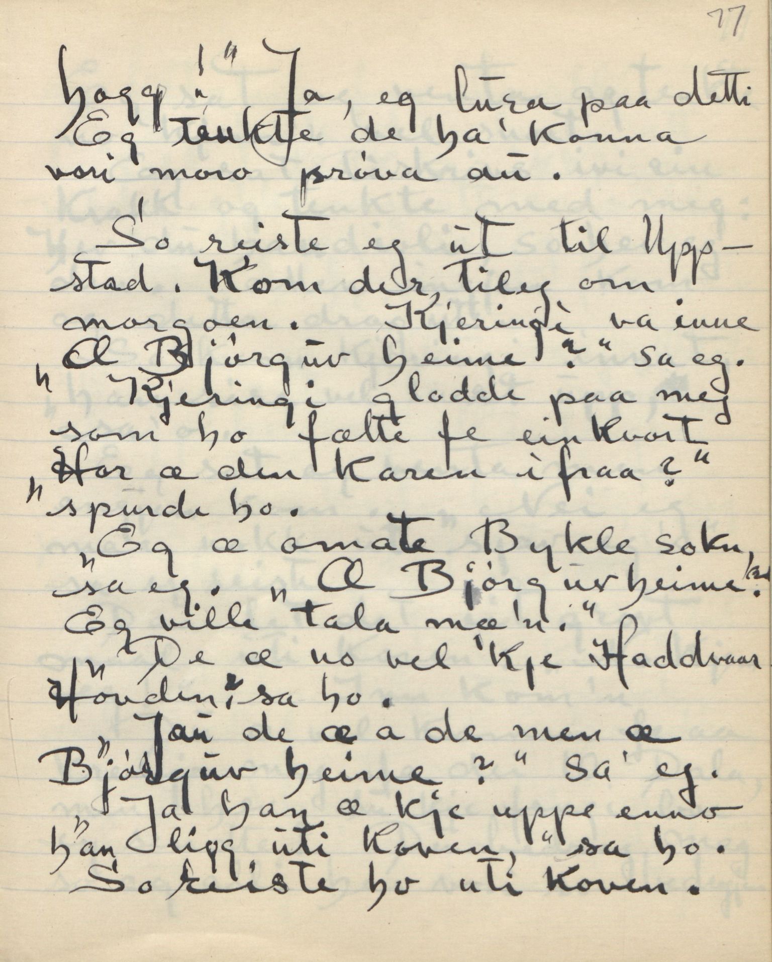 Rikard Berge, TEMU/TGM-A-1003/F/L0018/0019: 600-656 / 618 Gamalt fraa Vinje. Uppskrivi av Ø. V. , 1934, p. 77