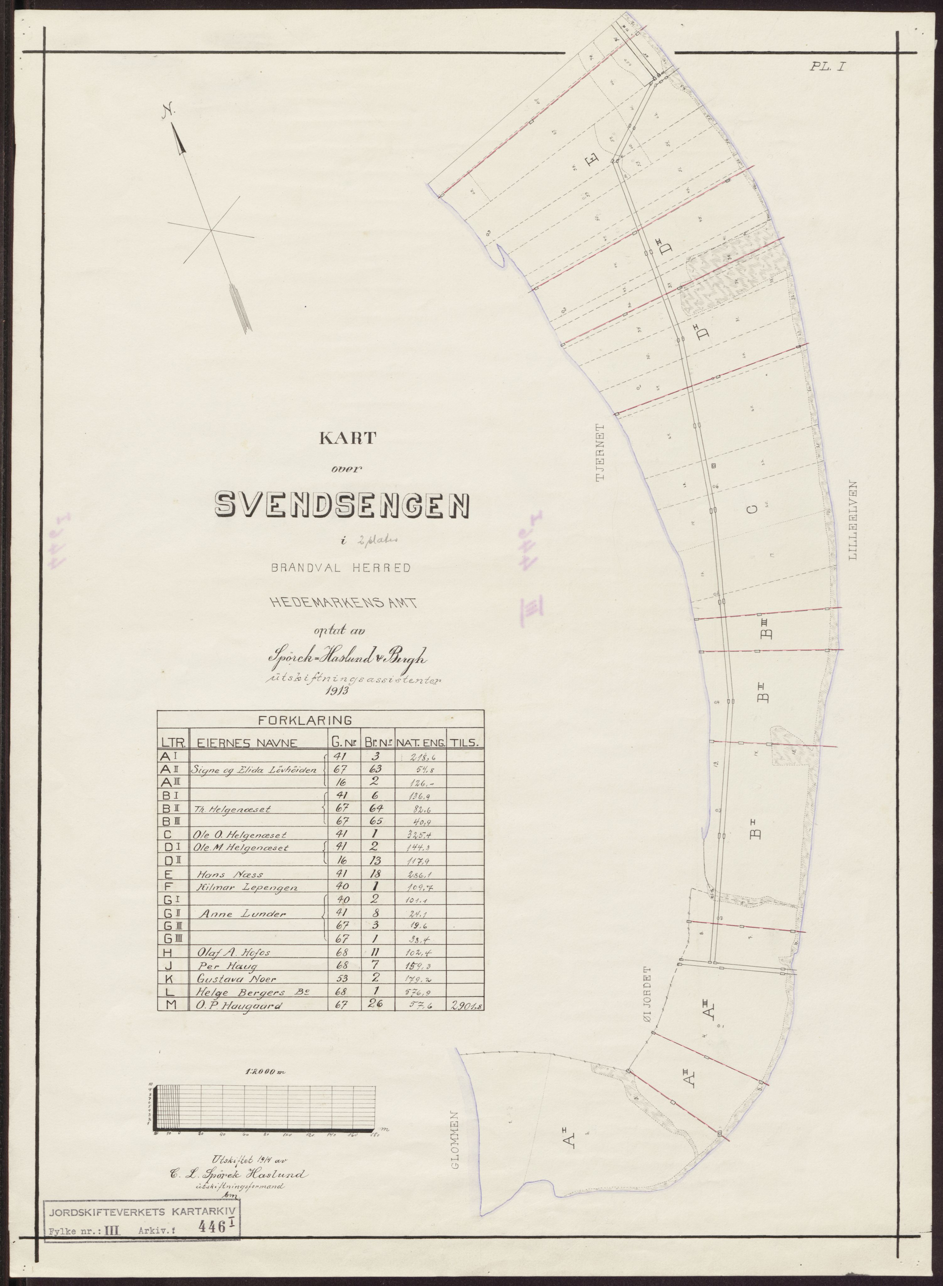 Jordskifteverkets kartarkiv, RA/S-3929/T, 1859-1988, p. 734