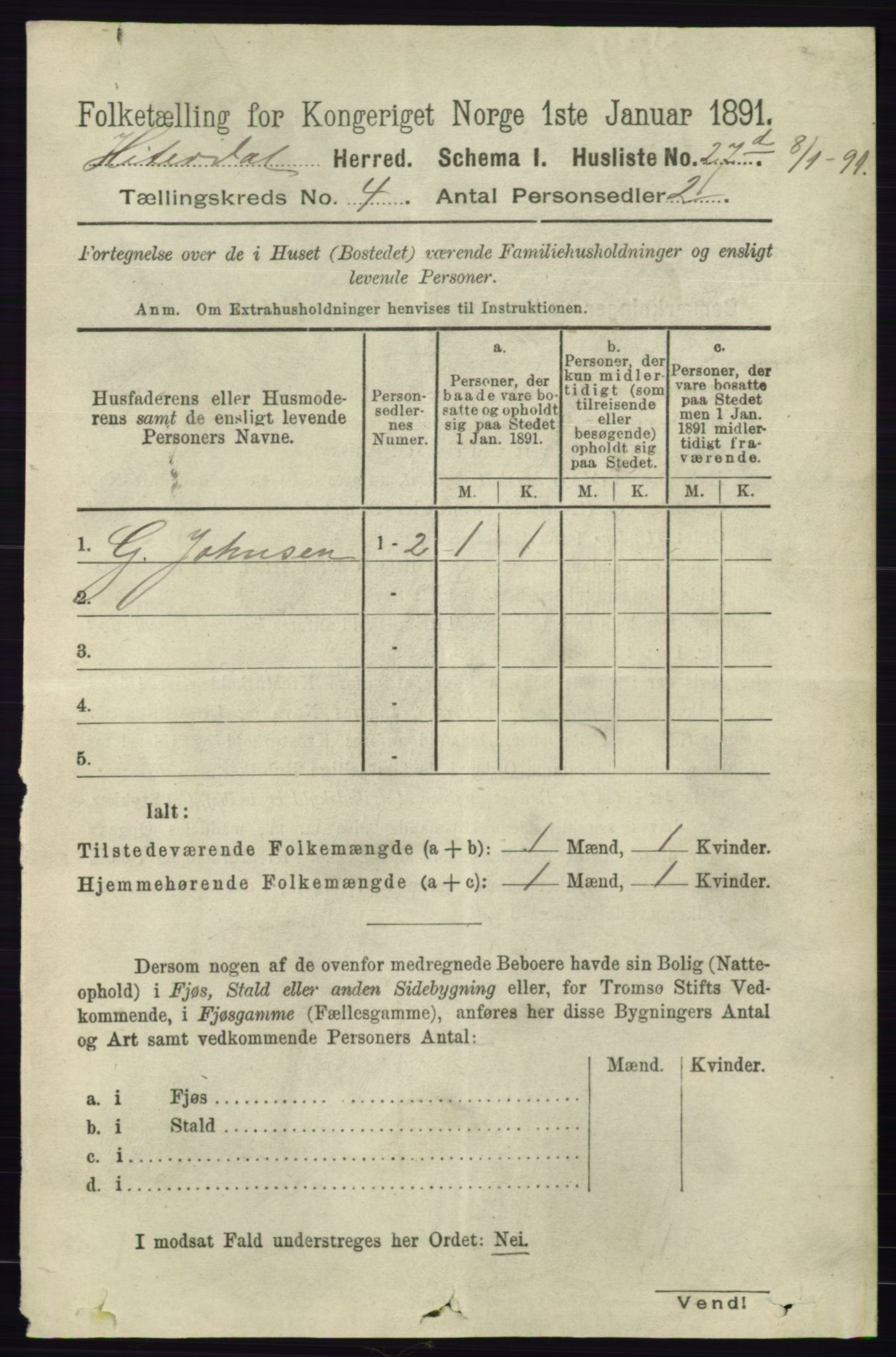RA, 1891 census for 0823 Heddal, 1891, p. 1669