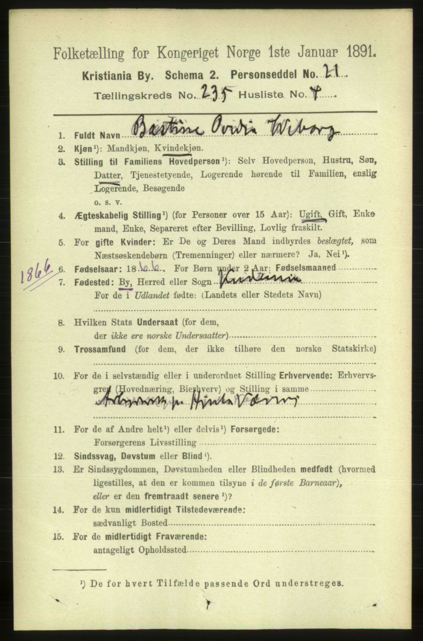 RA, 1891 census for 0301 Kristiania, 1891, p. 143858