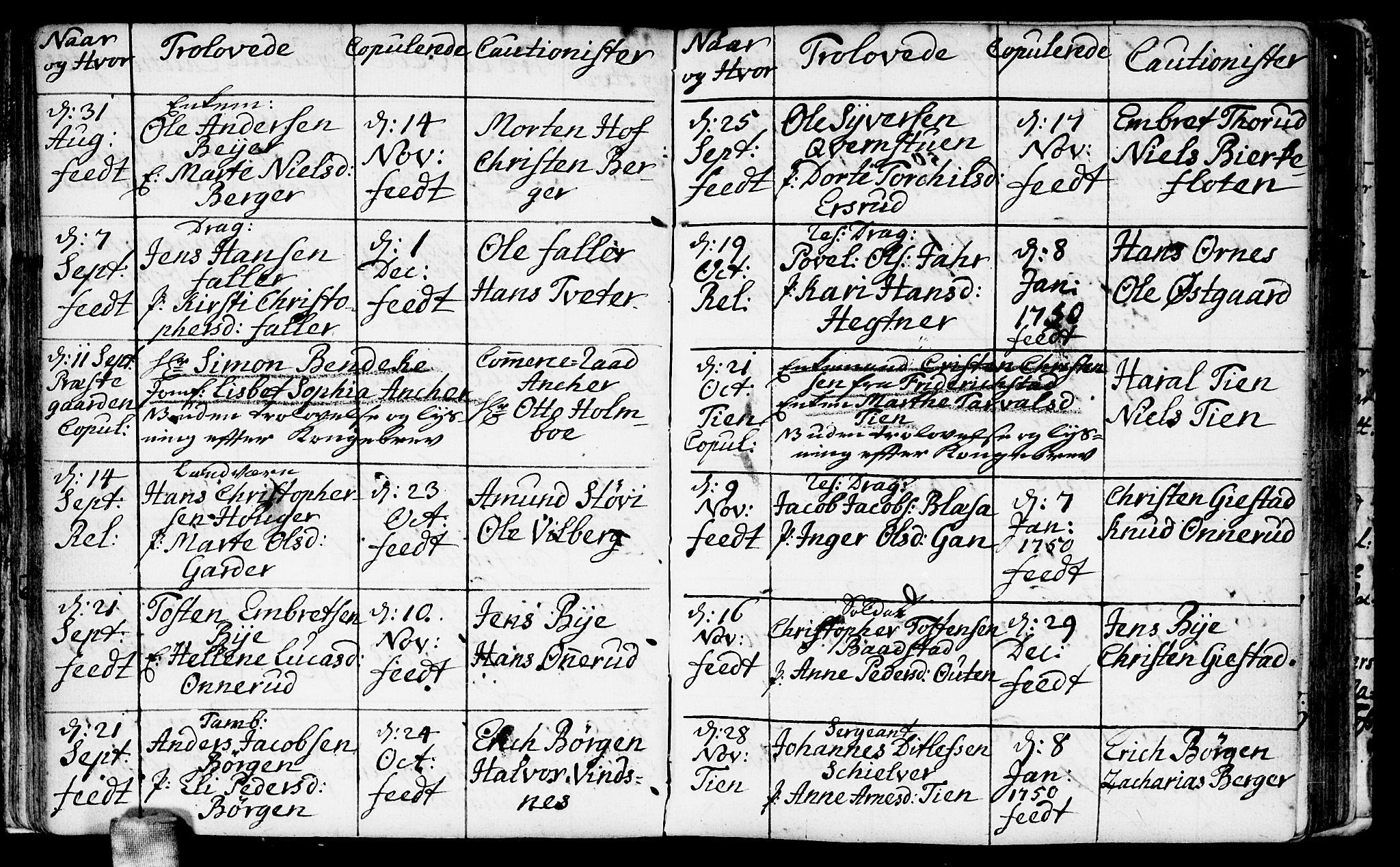 Fet prestekontor Kirkebøker, AV/SAO-A-10370a/F/Fa/L0001: Parish register (official) no. I 1, 1716-1751, p. 43