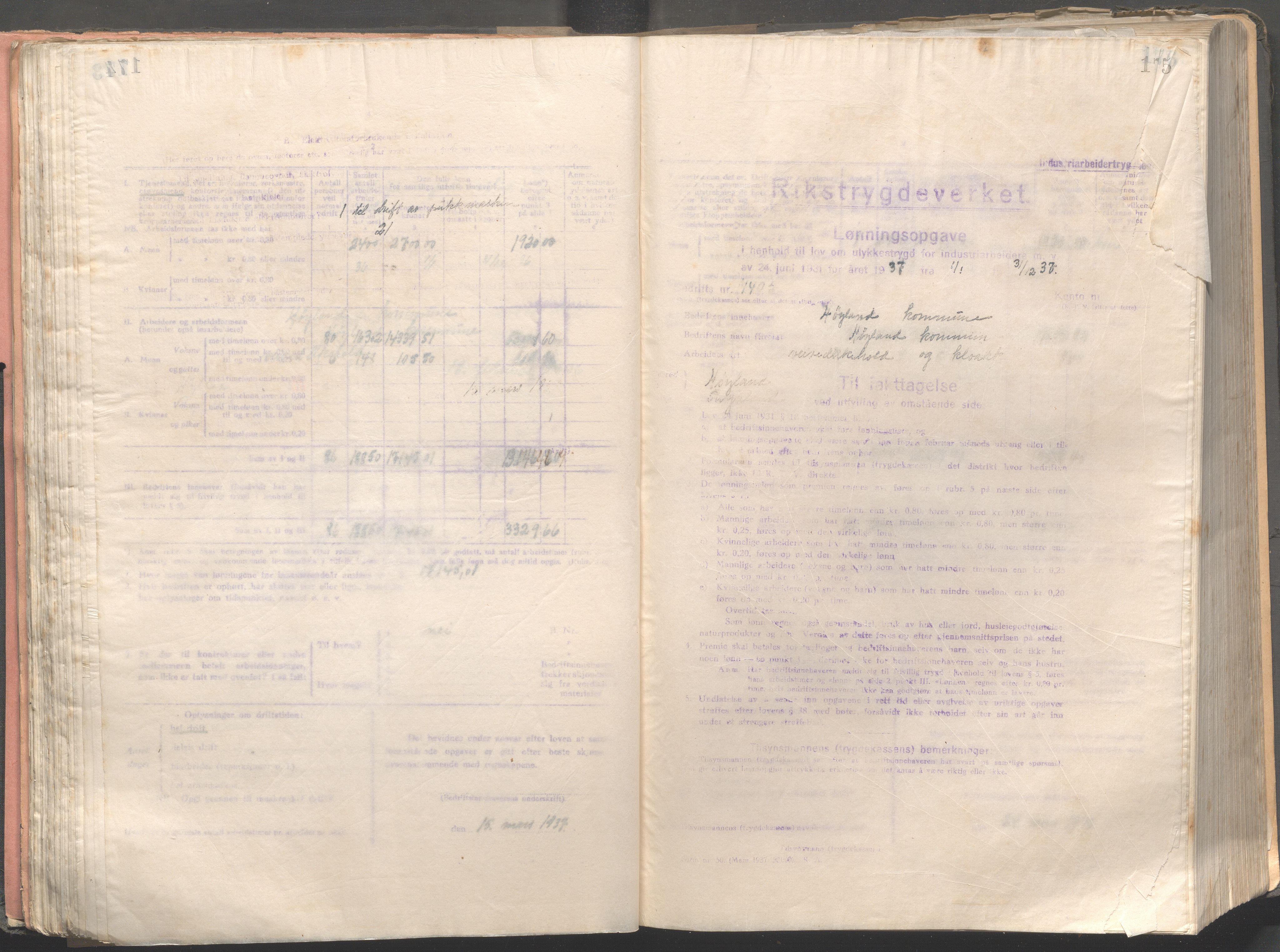 Høyland kommune - Formannskapet, IKAR/K-100046/B/L0004: Kopibok, 1916-1917, p. 175