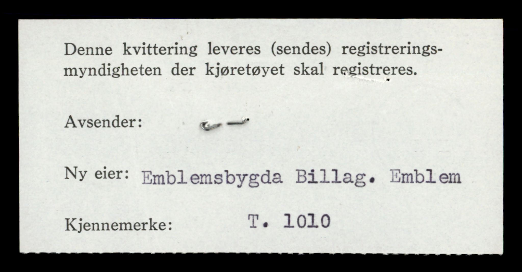 Møre og Romsdal vegkontor - Ålesund trafikkstasjon, SAT/A-4099/F/Fe/L0009: Registreringskort for kjøretøy T 896 - T 1049, 1927-1998, p. 1774