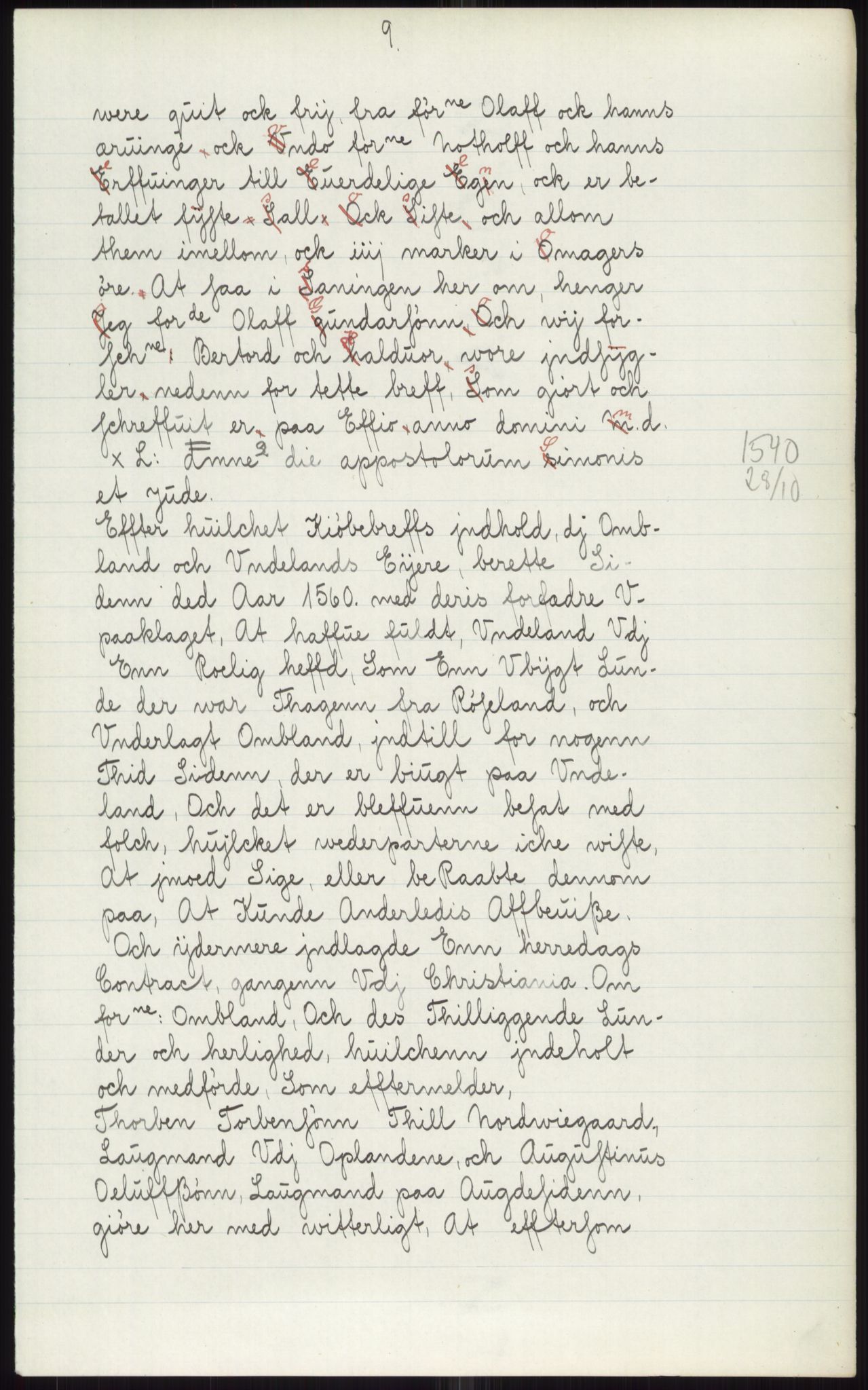 Samlinger til kildeutgivelse, Diplomavskriftsamlingen, AV/RA-EA-4053/H/Ha, p. 3288