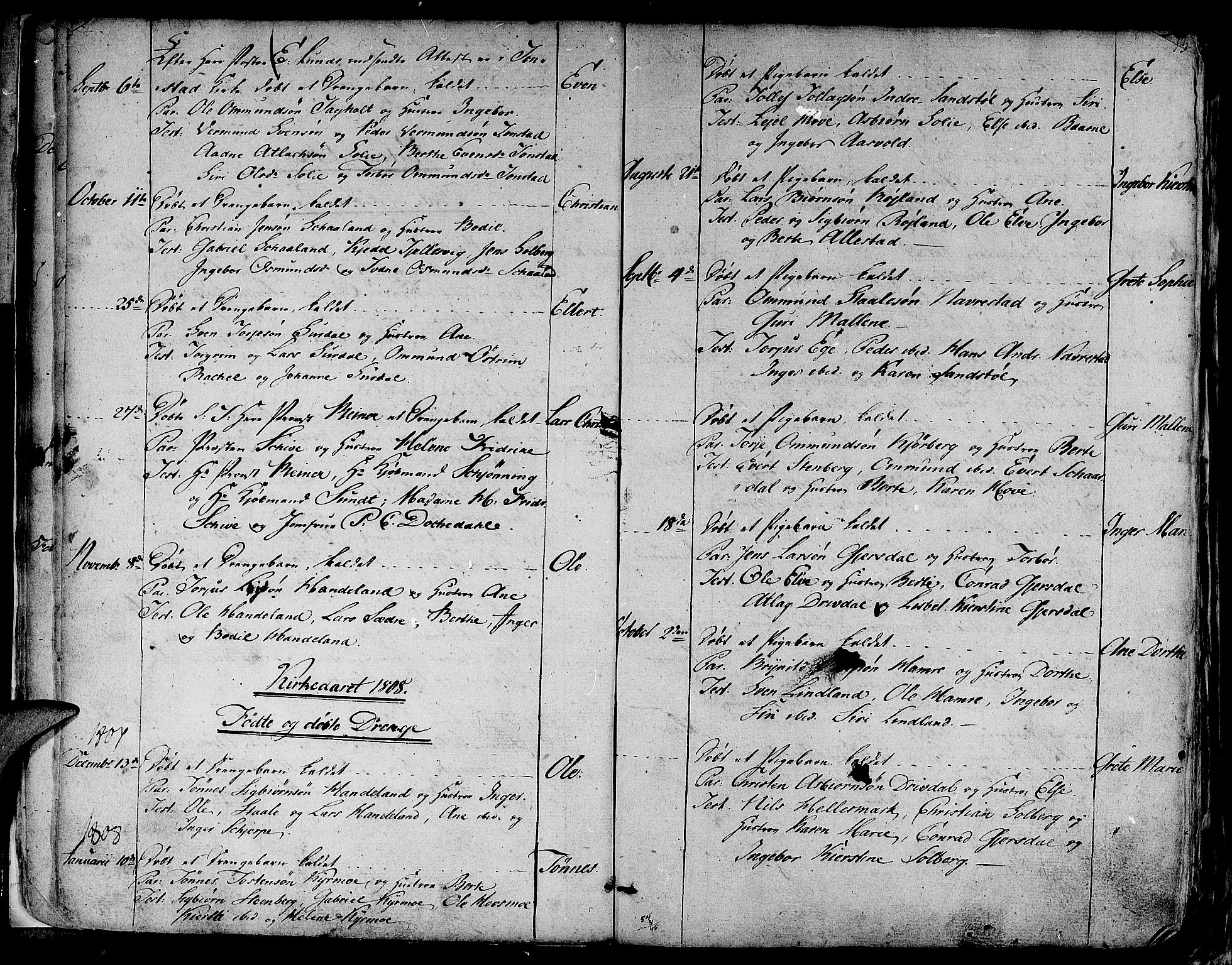 Lund sokneprestkontor, SAST/A-101809/S06/L0004: Parish register (official) no. A 4 /1, 1801-1864, p. 13