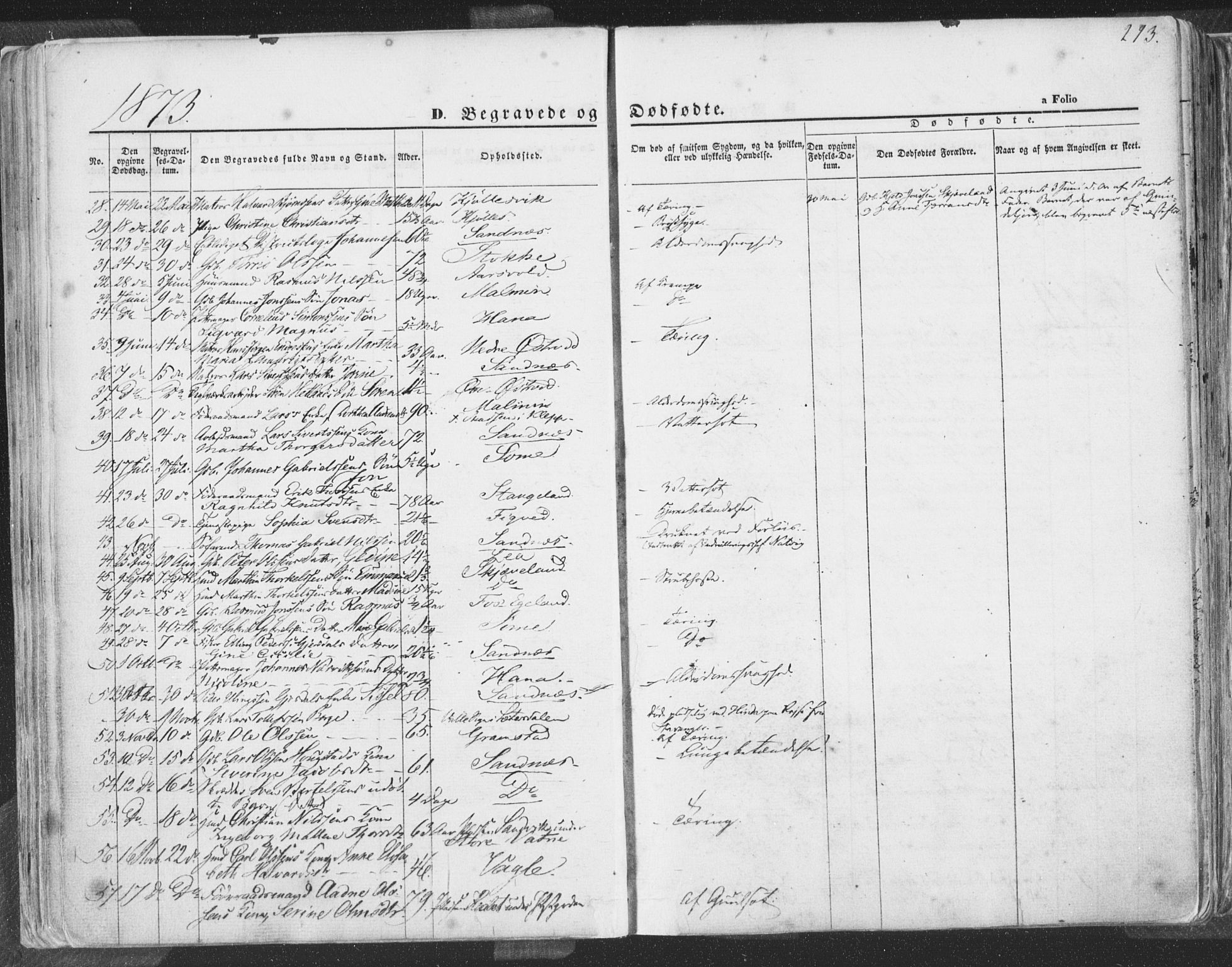 Høyland sokneprestkontor, SAST/A-101799/001/30BA/L0009: Parish register (official) no. A 9.2, 1857-1877, p. 293