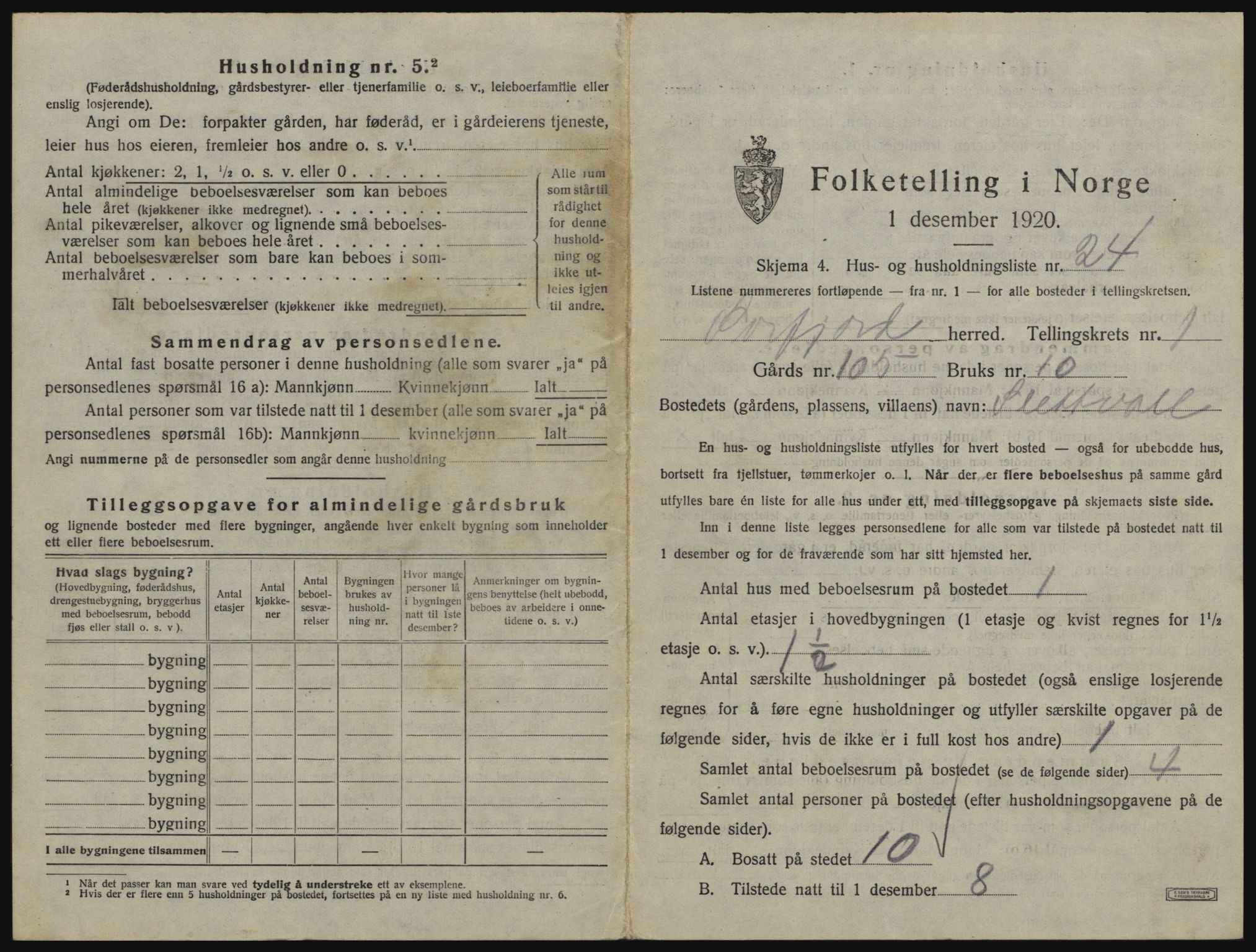 SATØ, 1920 census for Sørfjord, 1920, p. 51