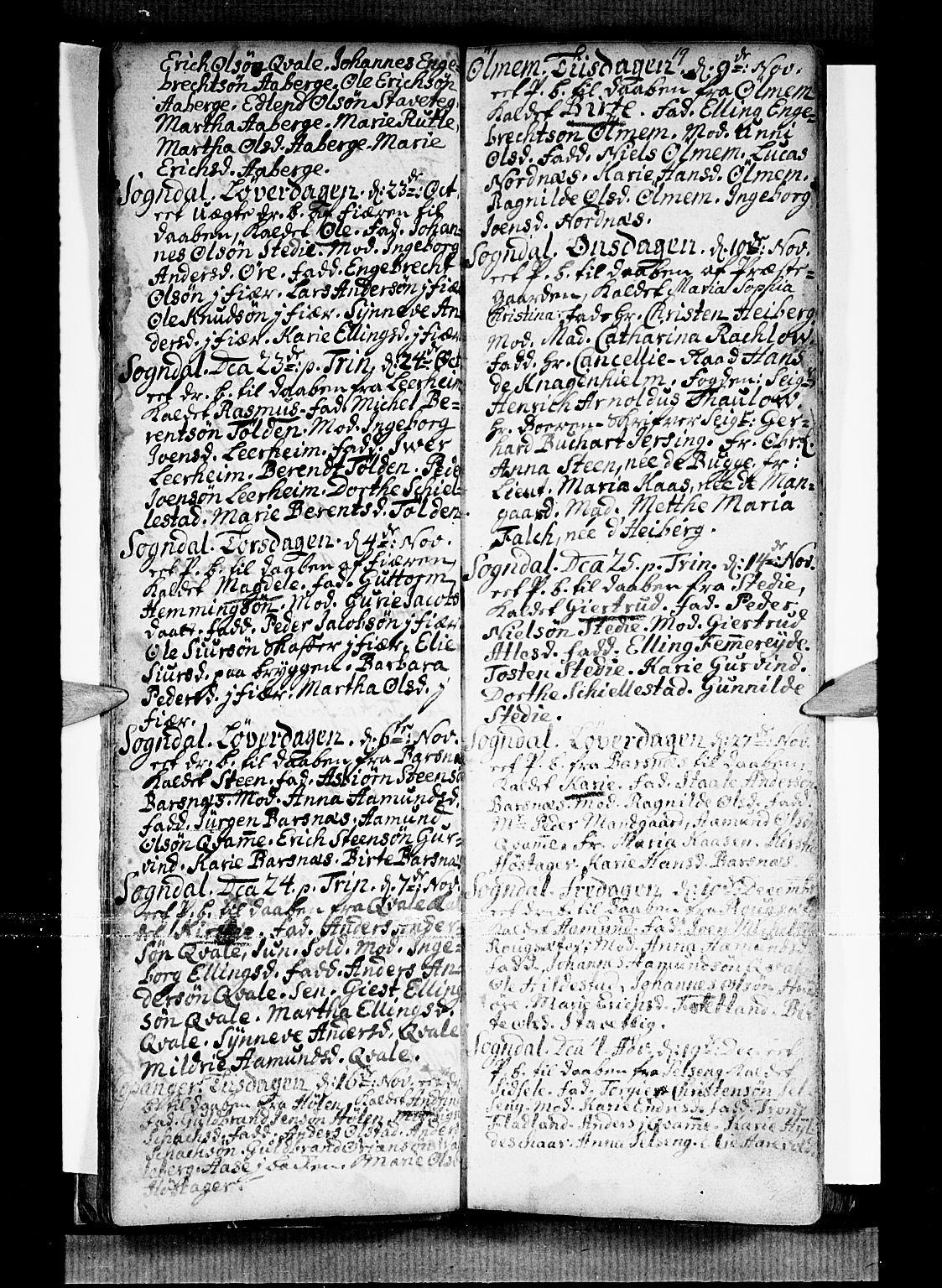 Sogndal sokneprestembete, SAB/A-81301/H/Haa/Haaa/L0002: Parish register (official) no. A 2, 1725-1741, p. 19