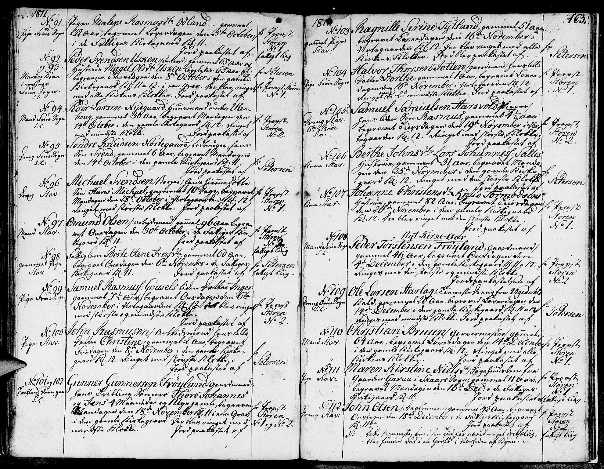 Domkirken sokneprestkontor, AV/SAST-A-101812/001/30/30BA/L0007: Parish register (official) no. A 7, 1789-1815, p. 163