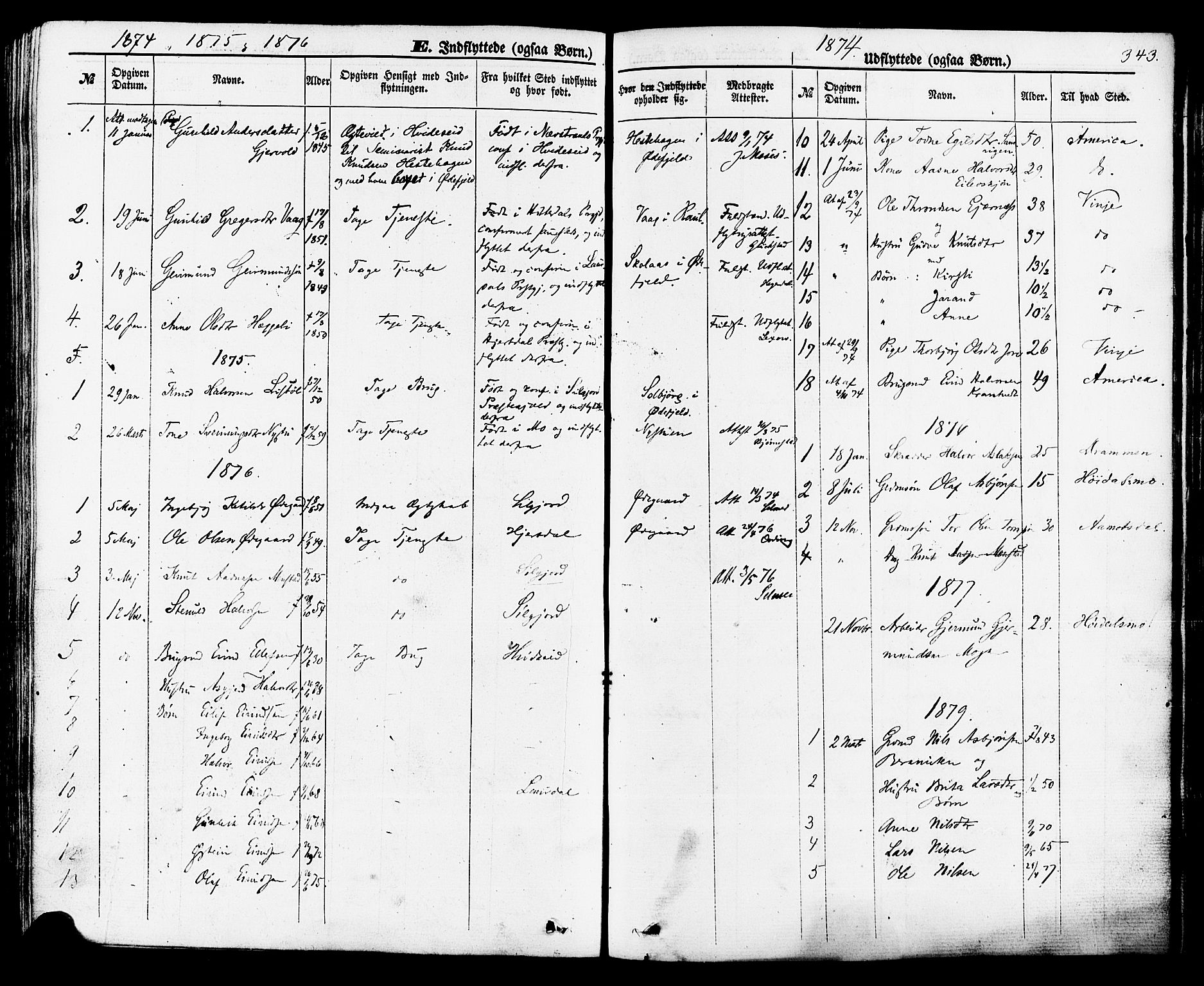 Rauland kirkebøker, AV/SAKO-A-292/F/Fa/L0003: Parish register (official) no. I 3, 1859-1886, p. 343