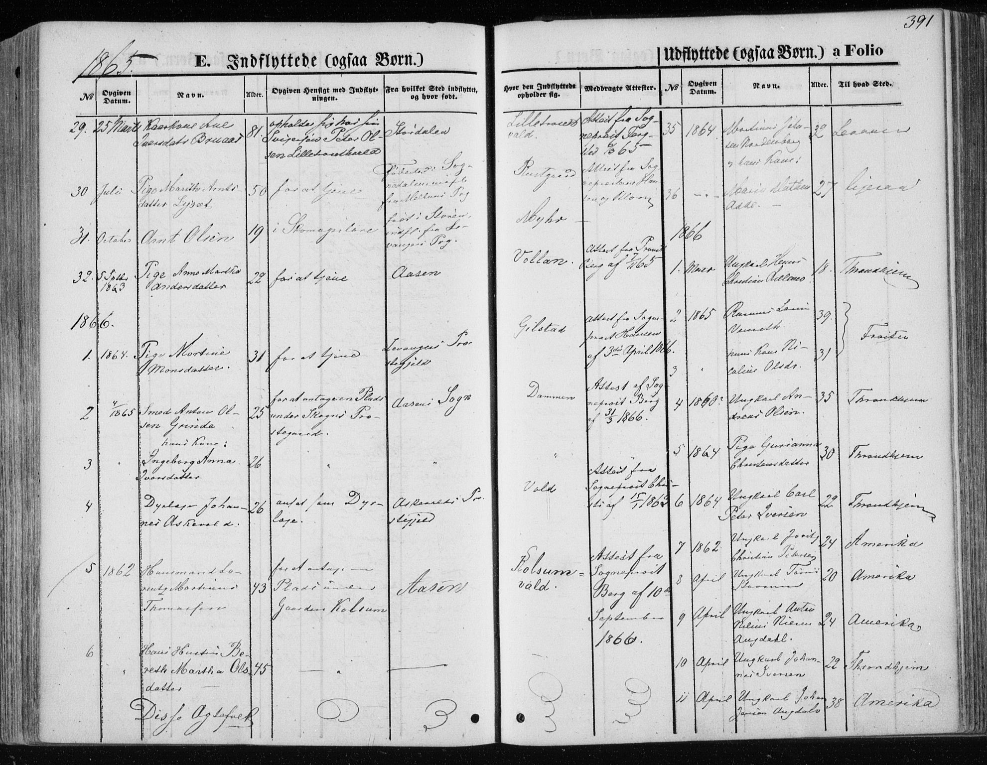 Ministerialprotokoller, klokkerbøker og fødselsregistre - Nord-Trøndelag, SAT/A-1458/717/L0157: Parish register (official) no. 717A08 /1, 1863-1877, p. 391