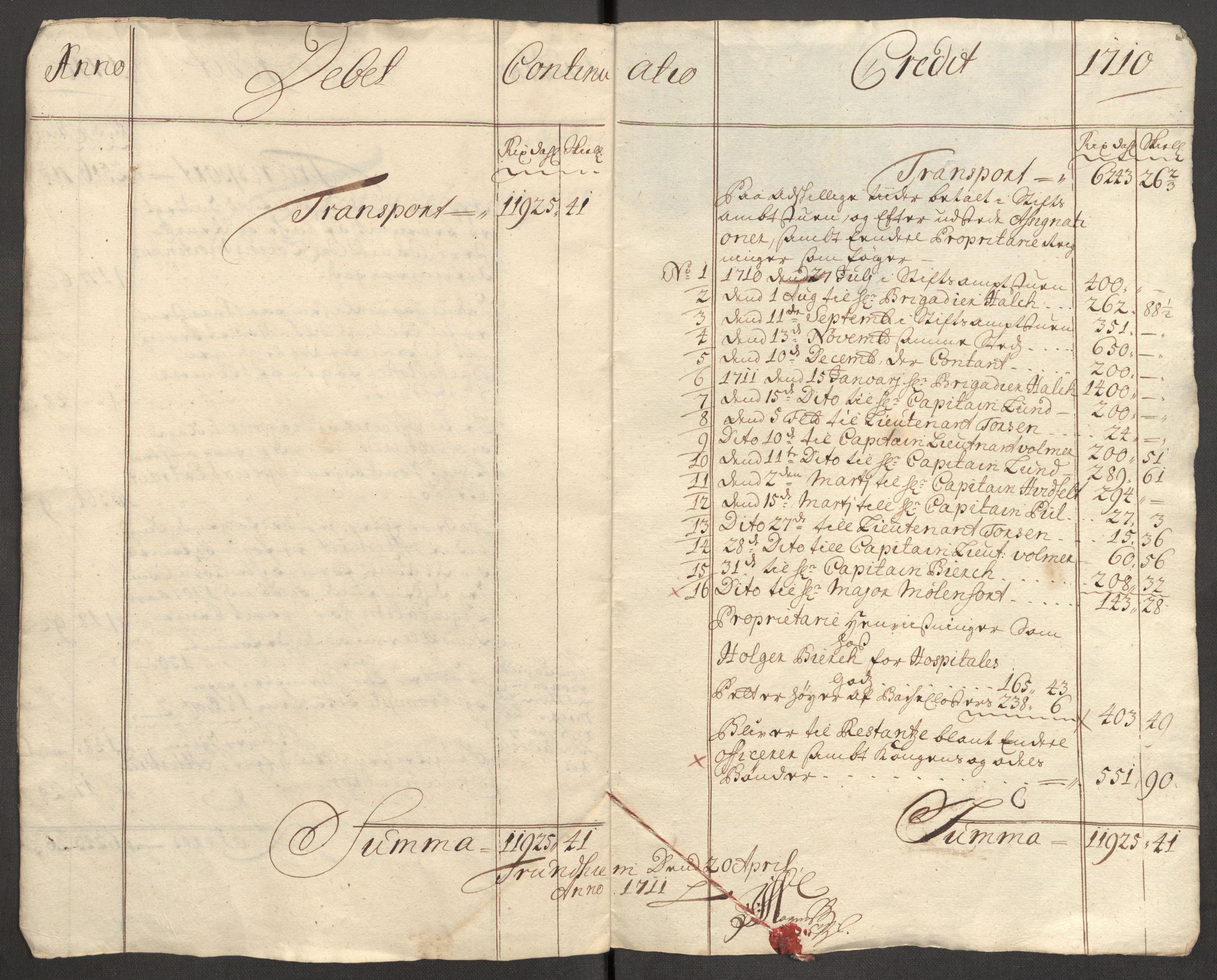 Rentekammeret inntil 1814, Reviderte regnskaper, Fogderegnskap, AV/RA-EA-4092/R62/L4200: Fogderegnskap Stjørdal og Verdal, 1710, p. 9