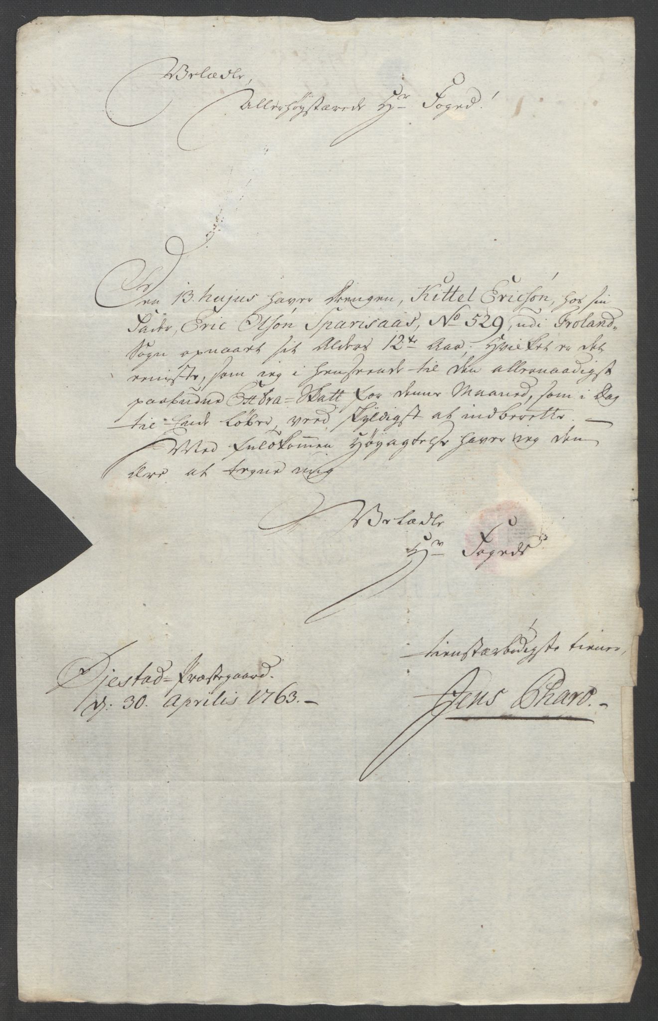 Rentekammeret inntil 1814, Reviderte regnskaper, Fogderegnskap, RA/EA-4092/R40/L2517: Ekstraskatten Råbyggelag, 1762-1763, p. 491