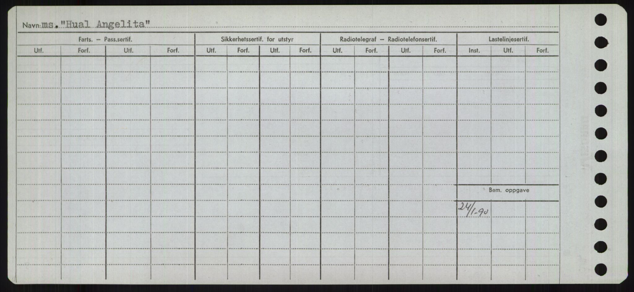 Sjøfartsdirektoratet med forløpere, Skipsmålingen, AV/RA-S-1627/H/Ha/L0003/0001: Fartøy, Hilm-Mar / Fartøy, Hilm-Kol, p. 96