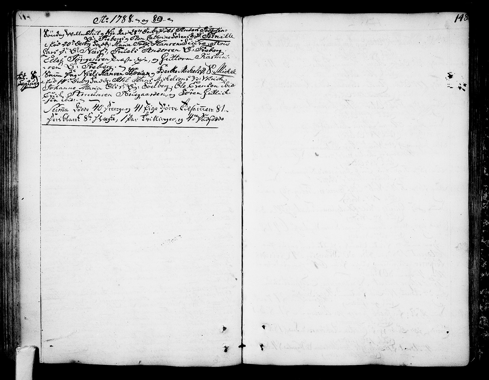 Sandar kirkebøker, SAKO/A-243/F/Fa/L0002: Parish register (official) no. 2, 1733-1788, p. 148