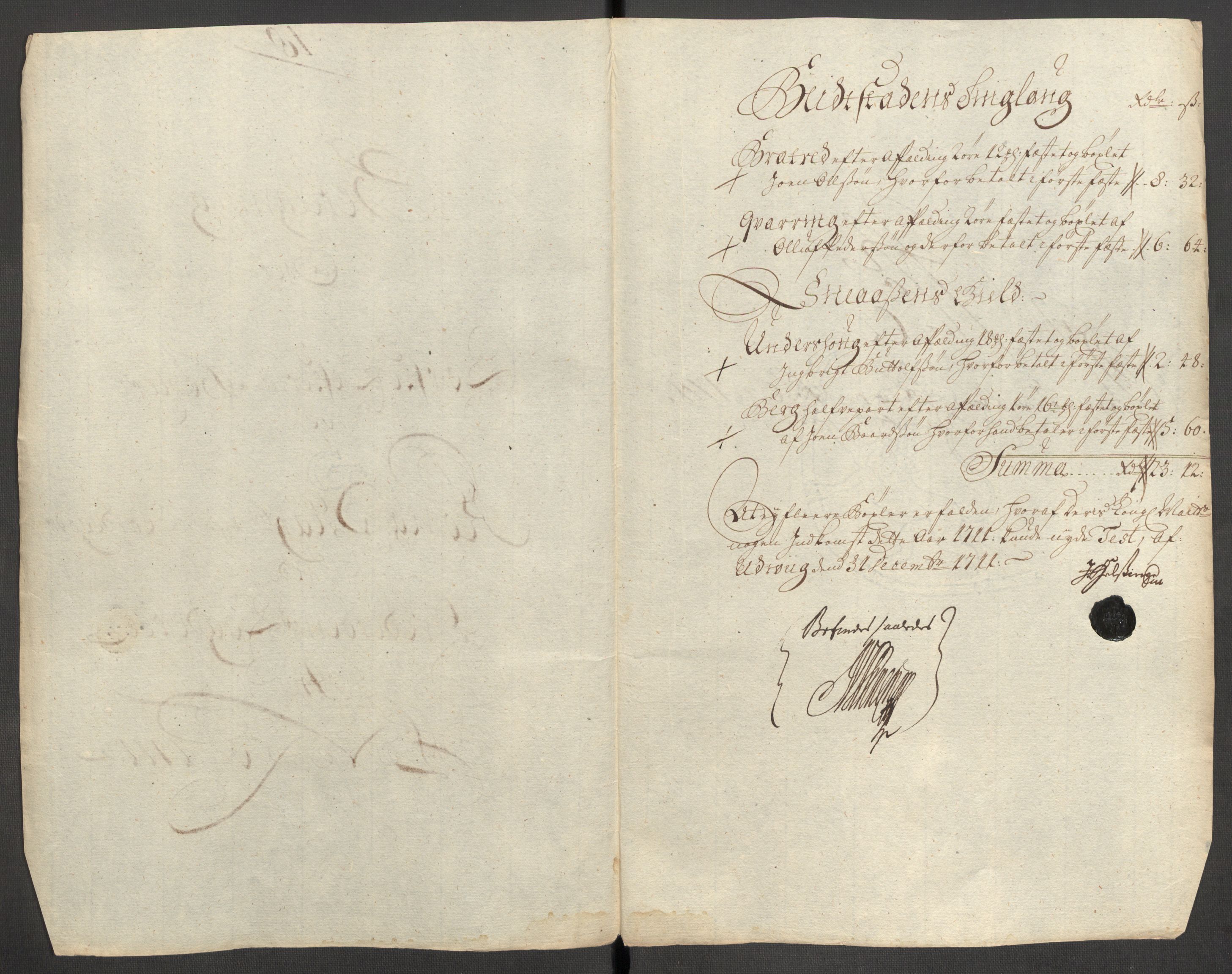 Rentekammeret inntil 1814, Reviderte regnskaper, Fogderegnskap, RA/EA-4092/R63/L4319: Fogderegnskap Inderøy, 1711, p. 354