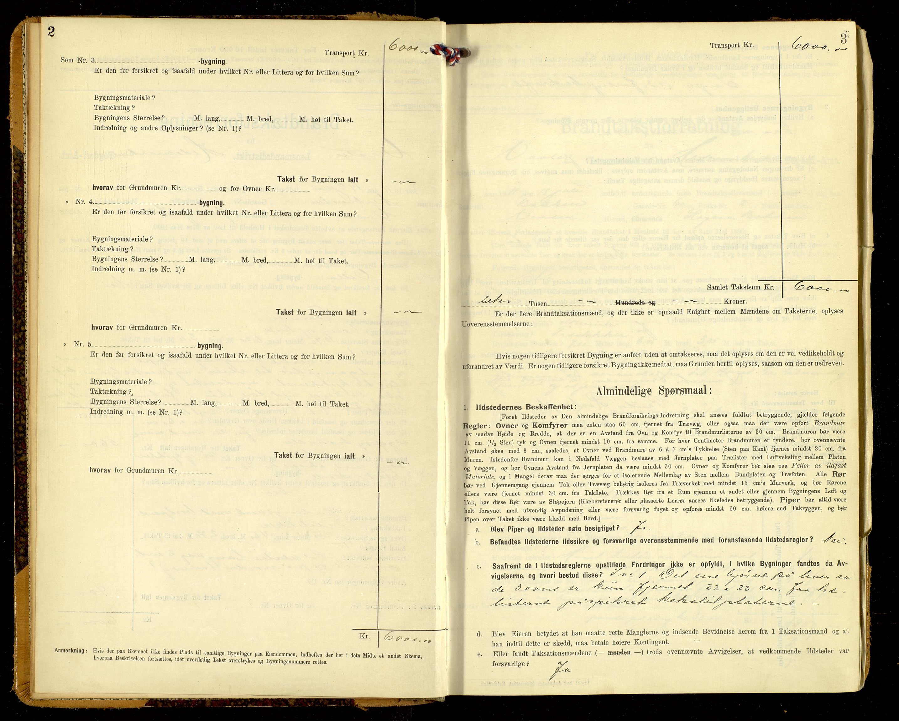 Norges Brannkasse, Våler, Hedmark, AV/SAH-NBRANV-019/F/L0016: Branntakstprotokoll, 1911-1913
