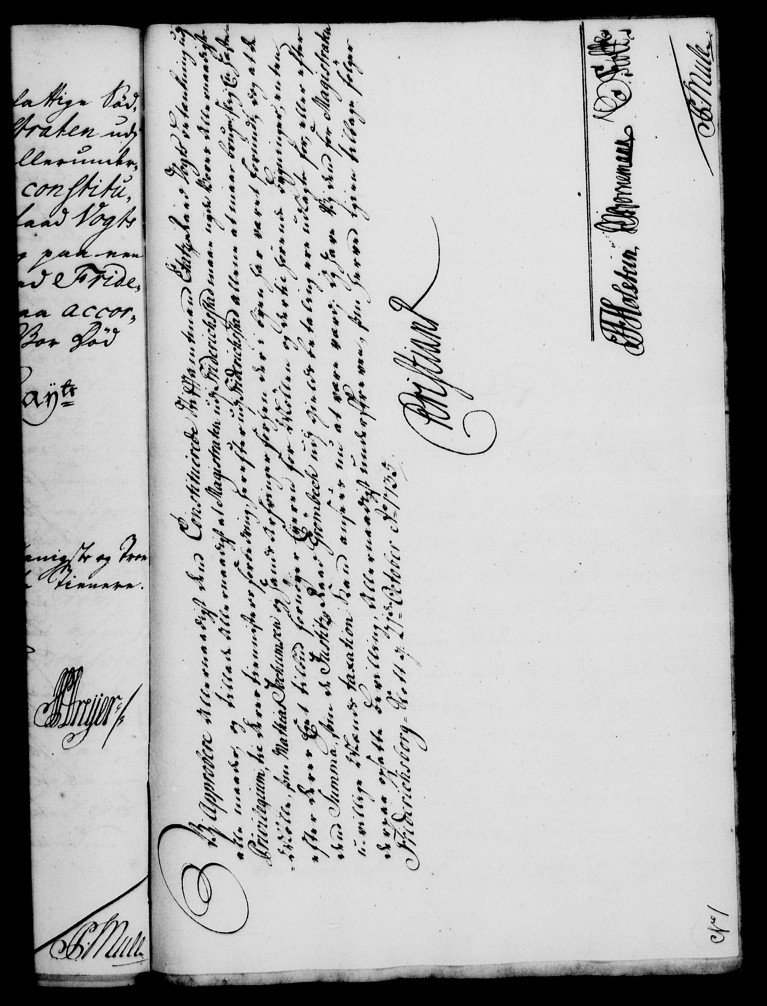 Rentekammeret, Kammerkanselliet, RA/EA-3111/G/Gf/Gfa/L0018: Norsk relasjons- og resolusjonsprotokoll (merket RK 52.18), 1735, p. 564