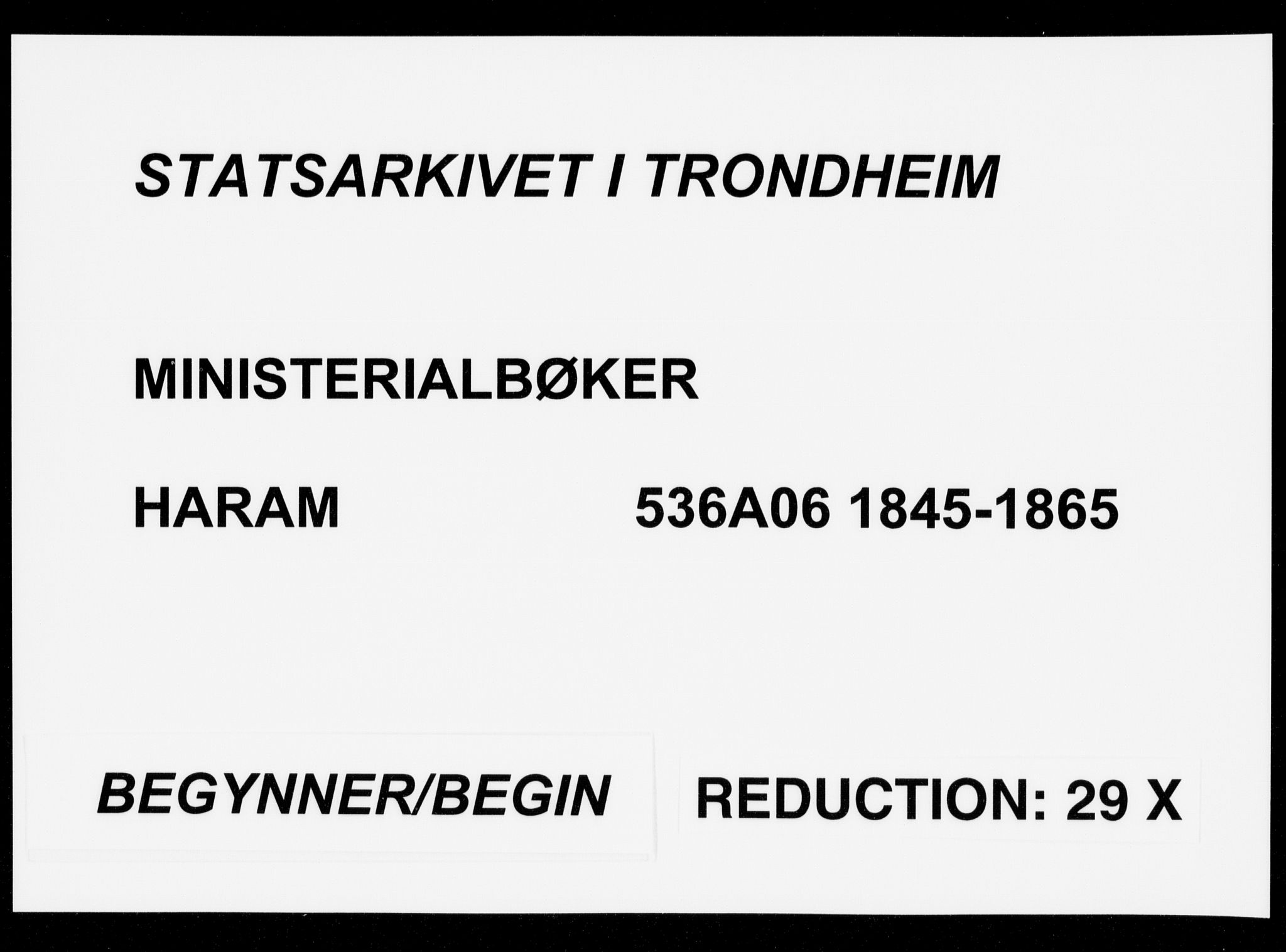 Ministerialprotokoller, klokkerbøker og fødselsregistre - Møre og Romsdal, SAT/A-1454/536/L0497: Parish register (official) no. 536A06, 1845-1865