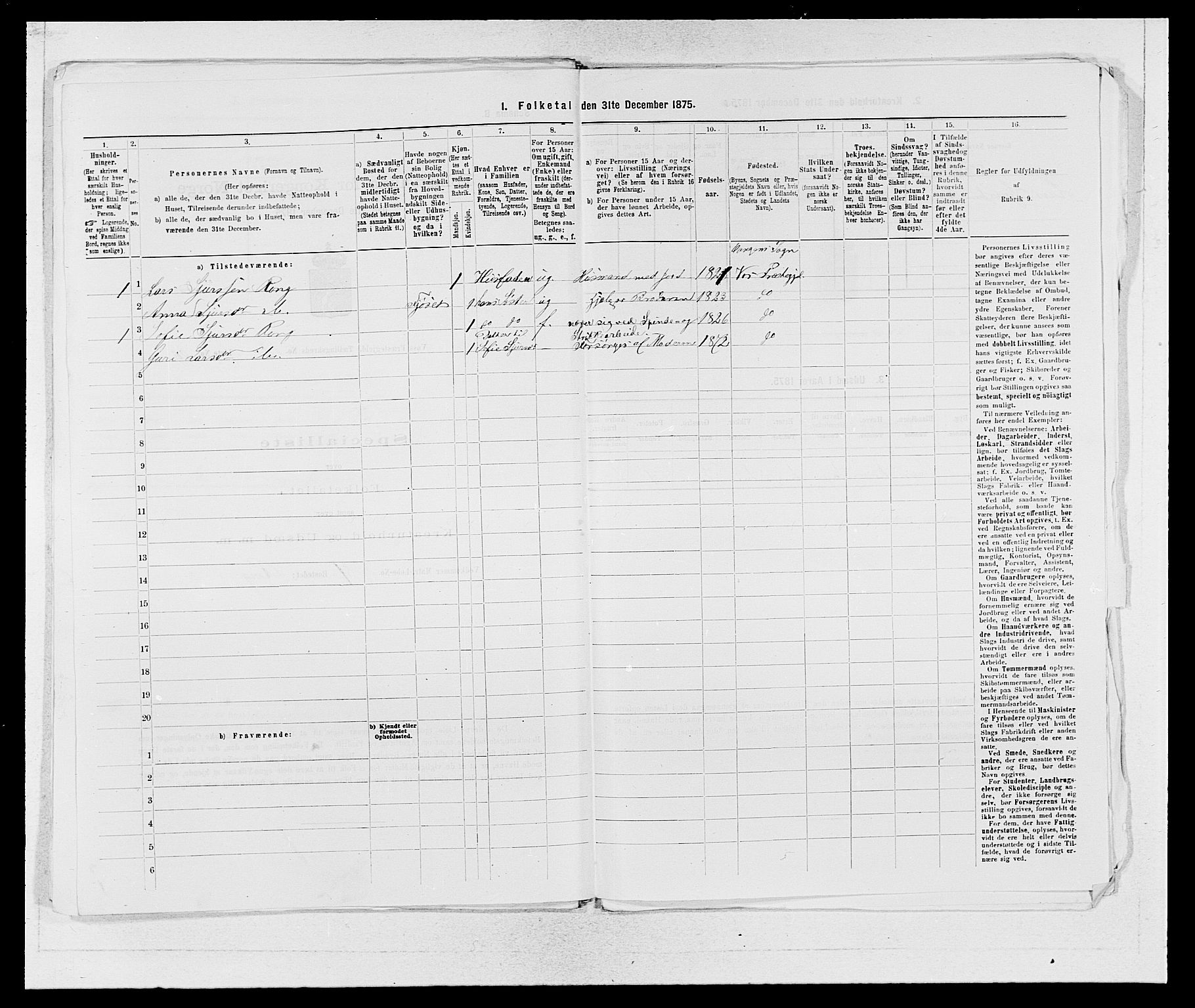 SAB, 1875 census for 1235P Voss, 1875, p. 1476