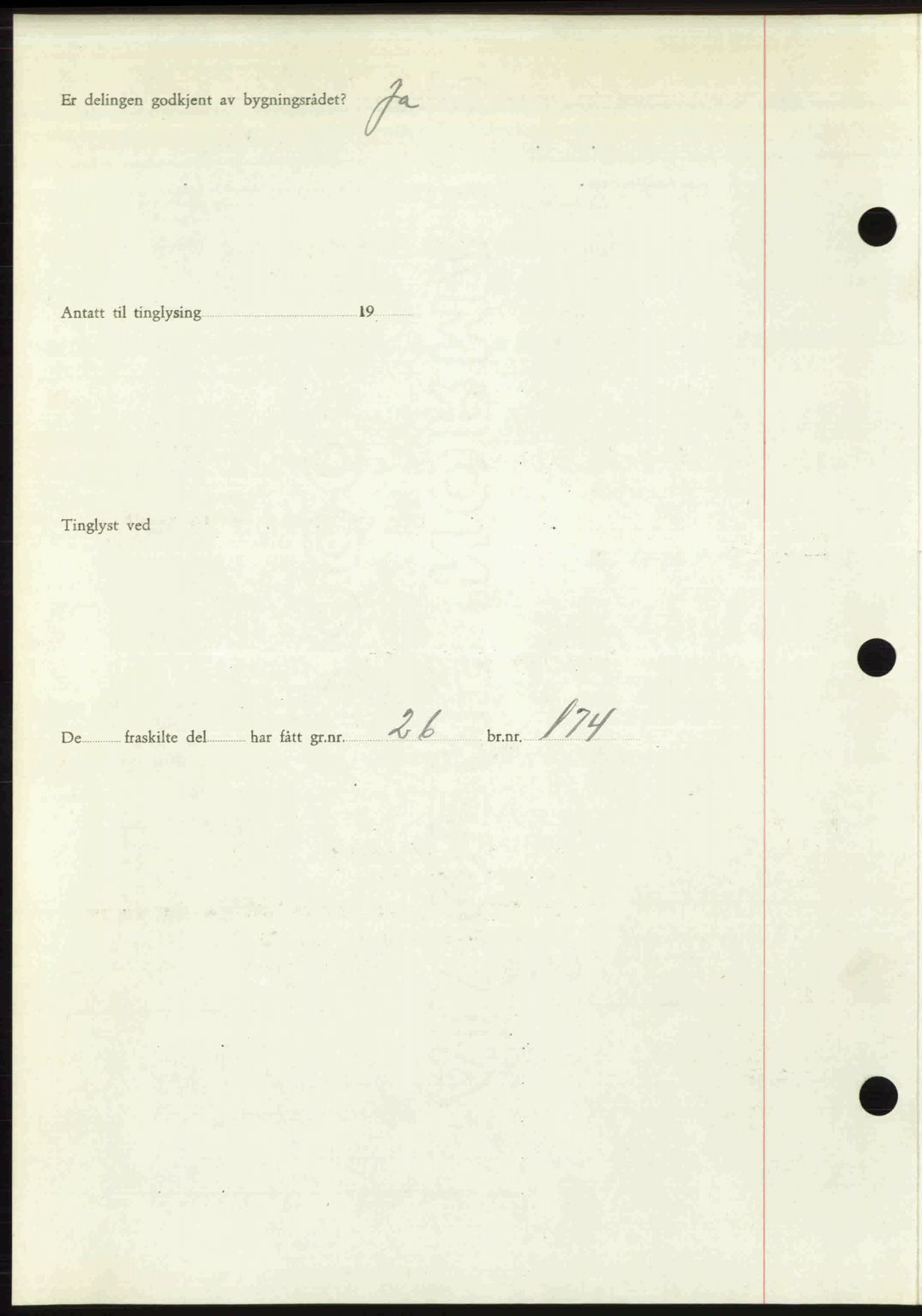 Romsdal sorenskriveri, SAT/A-4149/1/2/2C: Mortgage book no. A22, 1947-1947, Diary no: : 652/1947