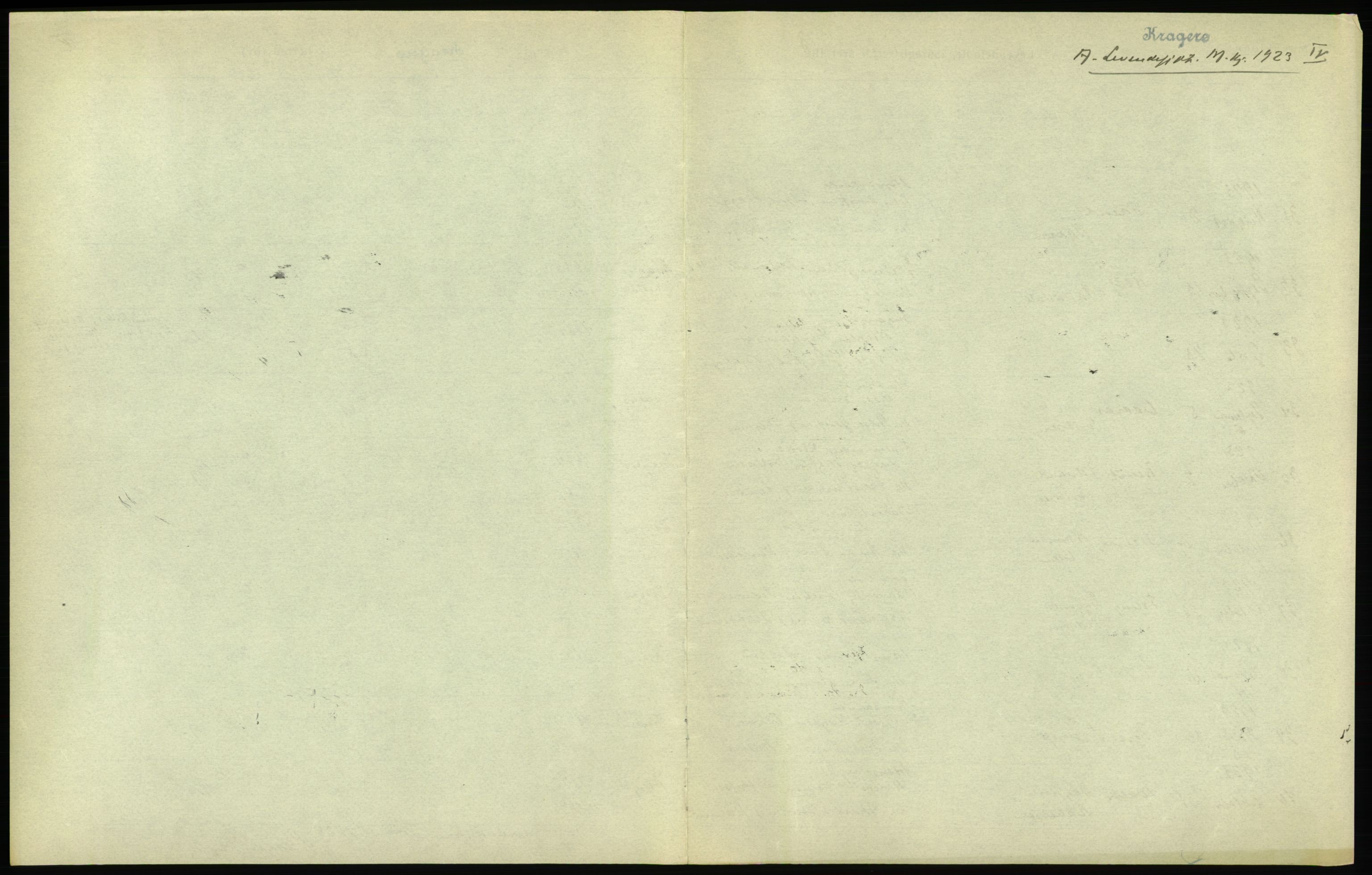 Statistisk sentralbyrå, Sosiodemografiske emner, Befolkning, RA/S-2228/D/Df/Dfc/Dfcc/L0019: Telemark fylke: Levendefødte menn og kvinner. Bygder og byer., 1923, p. 511