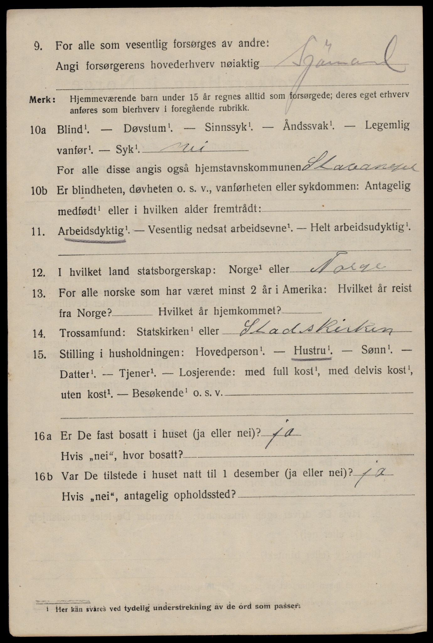 SAST, 1920 census for Stavanger, 1920, p. 37067