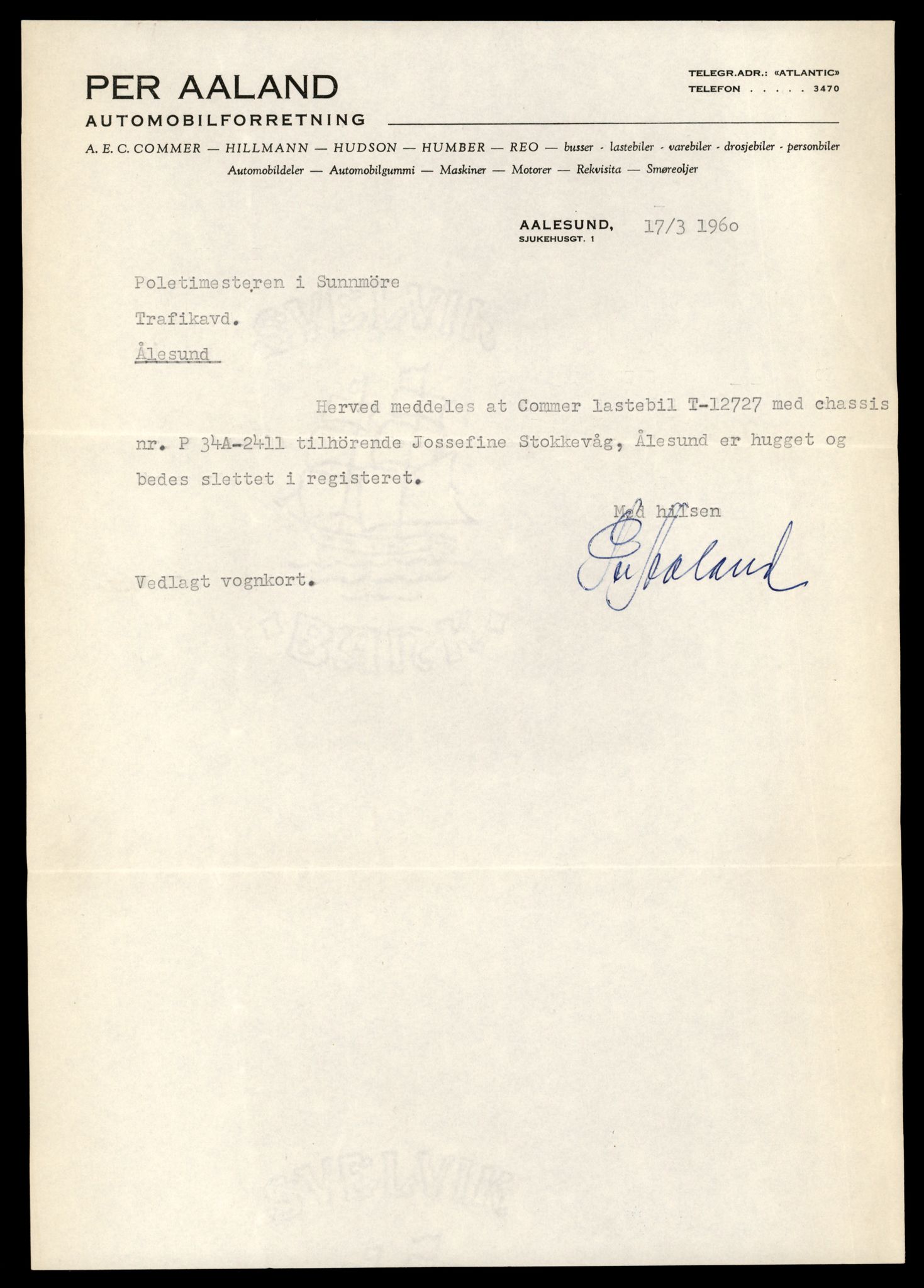Møre og Romsdal vegkontor - Ålesund trafikkstasjon, AV/SAT-A-4099/F/Fe/L0035: Registreringskort for kjøretøy T 12653 - T 12829, 1927-1998, p. 1424
