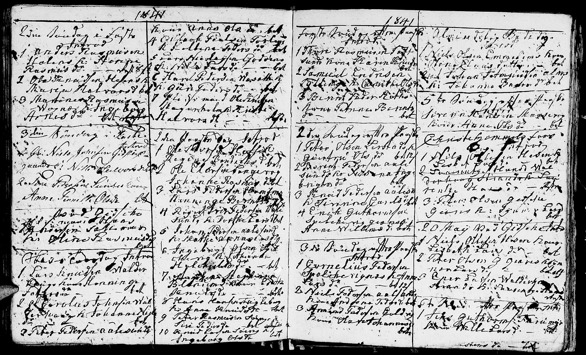 Ministerialprotokoller, klokkerbøker og fødselsregistre - Møre og Romsdal, AV/SAT-A-1454/528/L0424: Parish register (copy) no. 528C05, 1826-1847, p. 97