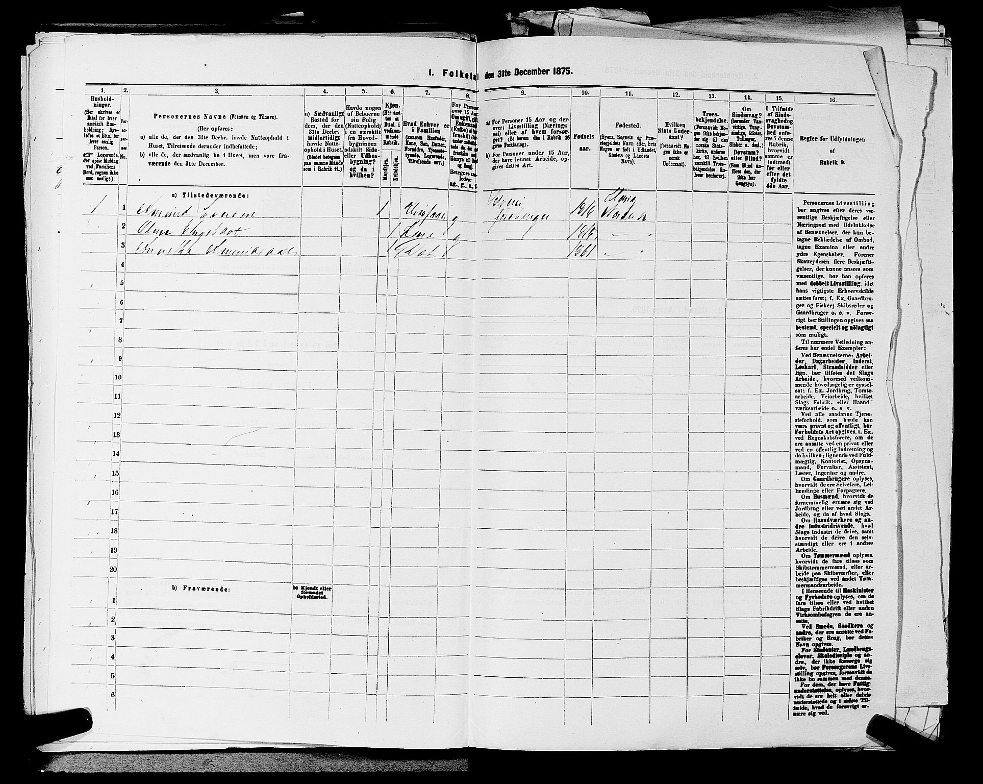 SAKO, 1875 census for 0613L Norderhov/Norderhov, Haug og Lunder, 1875, p. 1860