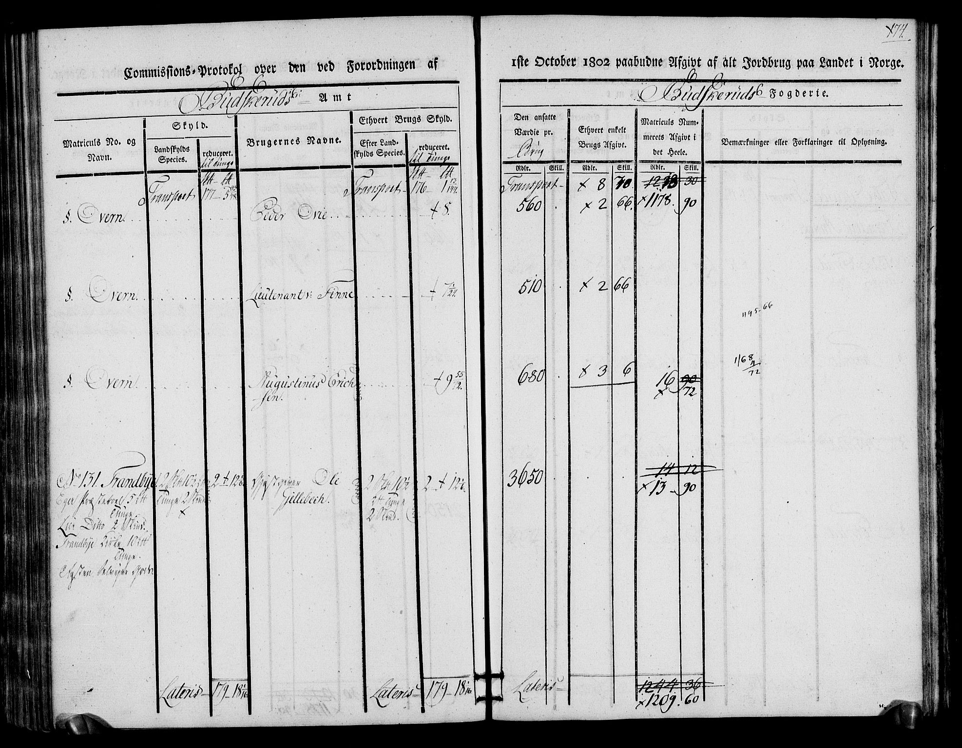 Rentekammeret inntil 1814, Realistisk ordnet avdeling, RA/EA-4070/N/Ne/Nea/L0064: Buskerud fogderi. Kommisjonsprotokoll for Lier prestegjeld, 1803, p. 75