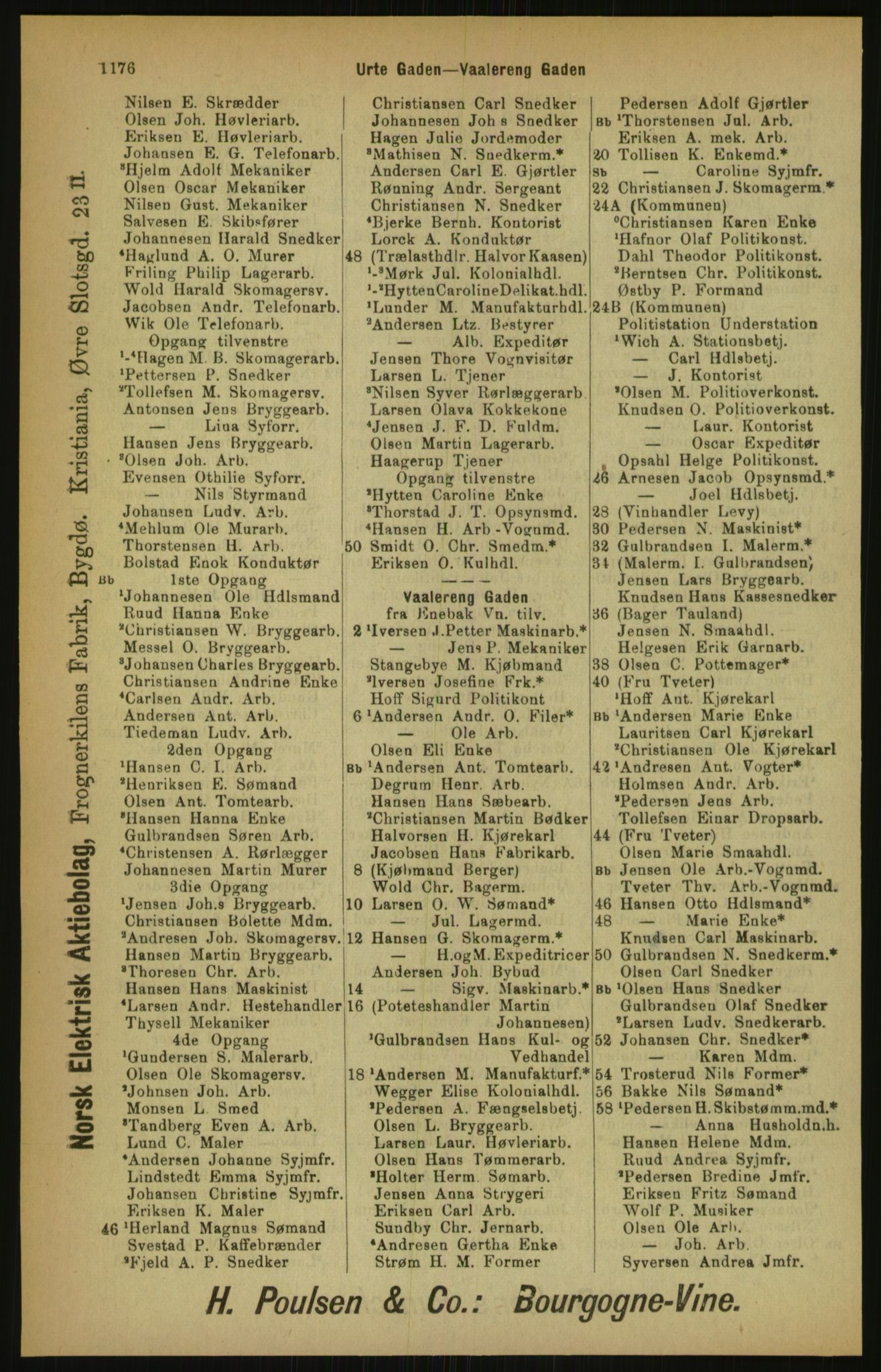 Kristiania/Oslo adressebok, PUBL/-, 1900, p. 1176