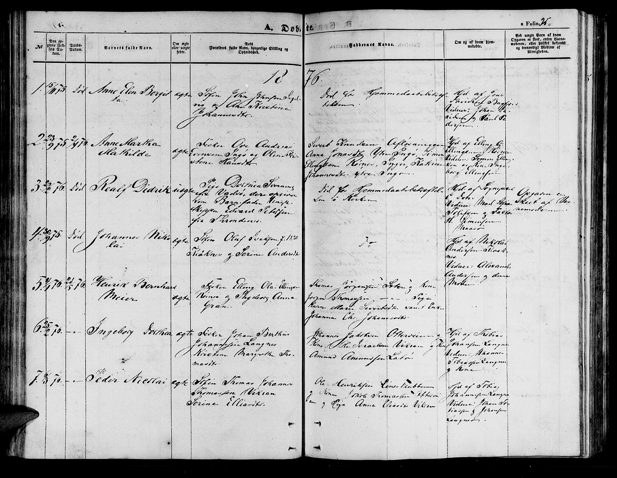 Måsøy sokneprestkontor, SATØ/S-1348/H/Hb/L0001klokker: Parish register (copy) no. 1, 1852-1877, p. 95